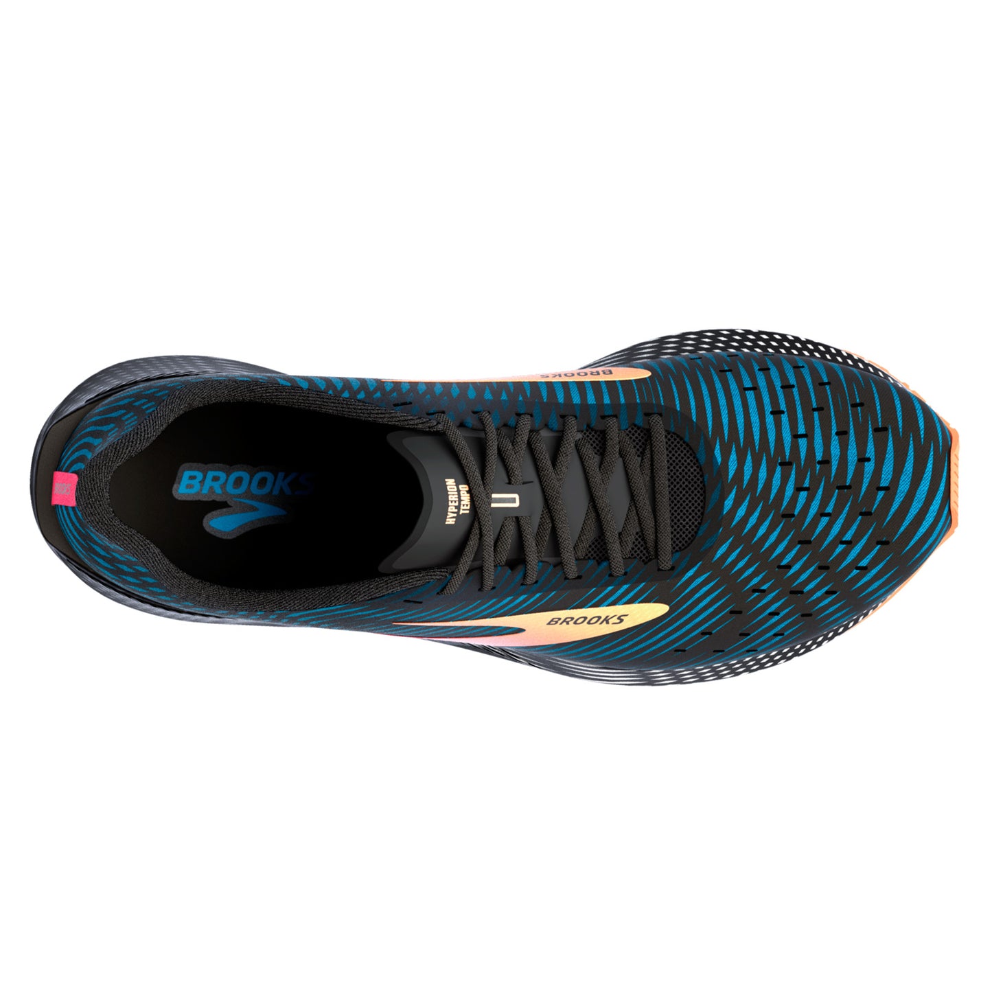 Peltz Shoes Men's Brooks Hyperion Tempo Running Shoe Blue/Phantom 110339 1D 426