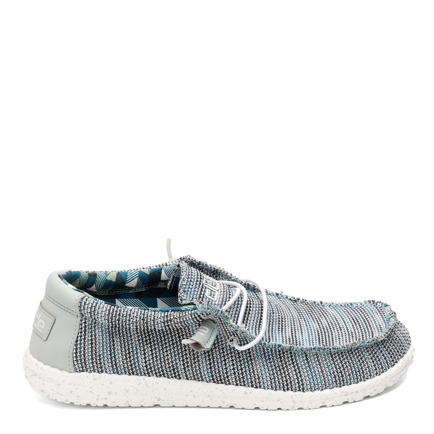 Peltz Shoes Men's Hey Dude Wally Sox GREY BLUE 110350127