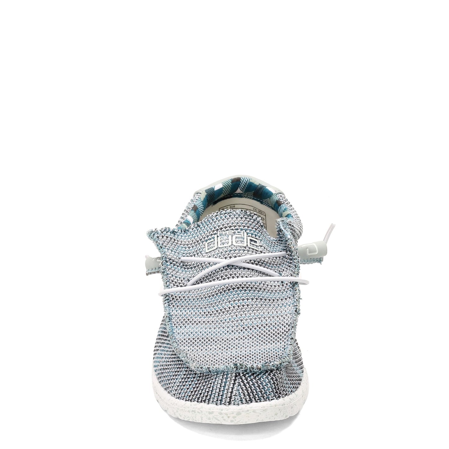 Peltz Shoes Men's Hey Dude Wally Sox GREY BLUE 110350127