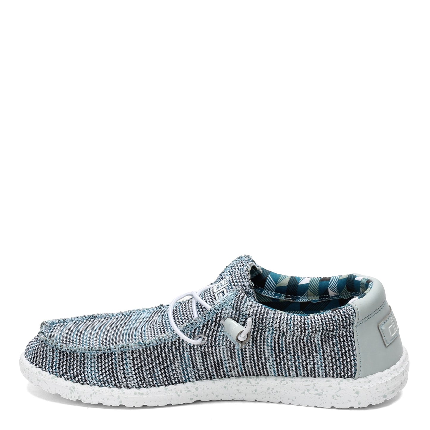 Peltz Shoes Men's Hey Dude Wally Sox GREY BLUE 110350127