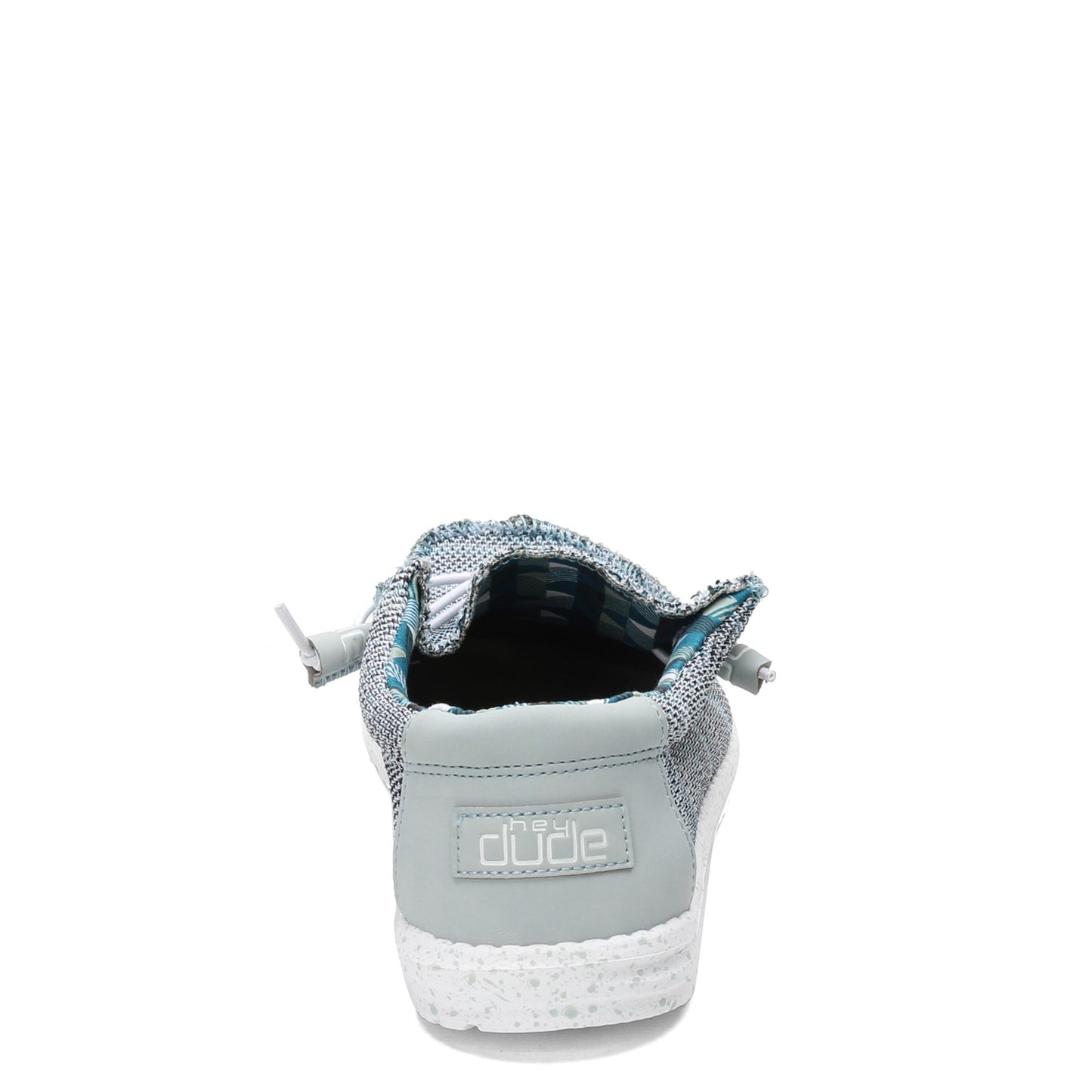 Peltz Shoes Men's Hey Dude Wally Sox GREY BLUE 110350127