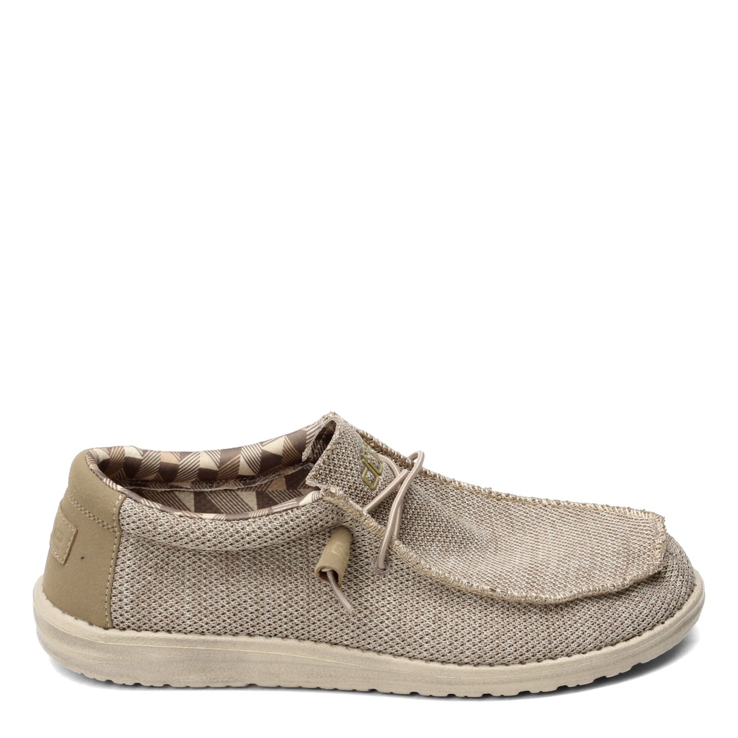 Peltz Shoes Men's Hey Dude Wally Sox BEIGE 110350500