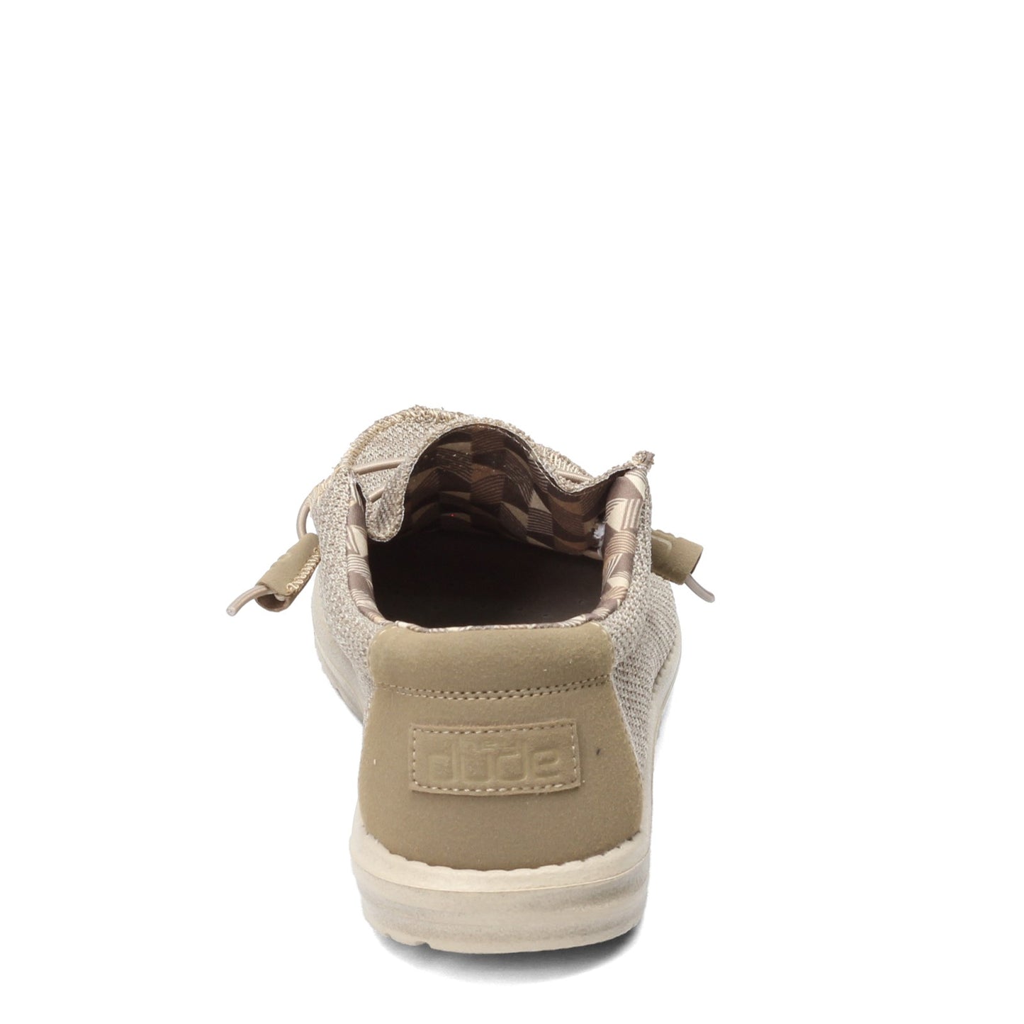 Peltz Shoes Men's Hey Dude Wally Sox BEIGE 110350500