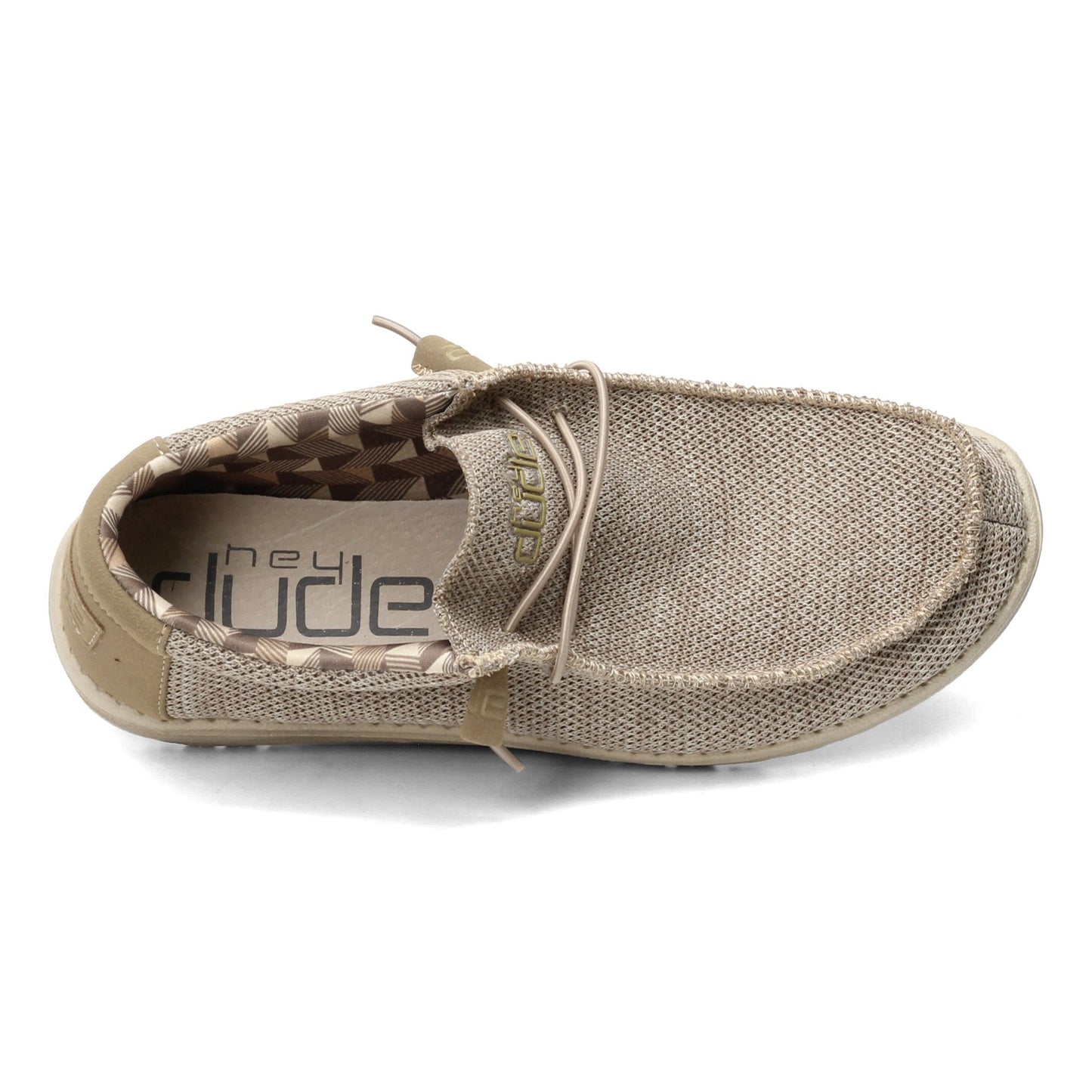 Peltz Shoes Men's Hey Dude Wally Sox BEIGE 110350500