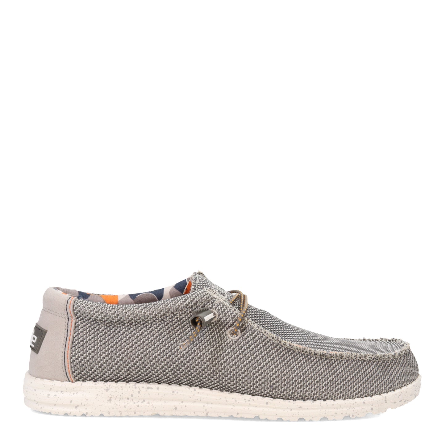 Peltz Shoes Men's Hey Dude Wally Sox Slip-On ASPHALT 110352167