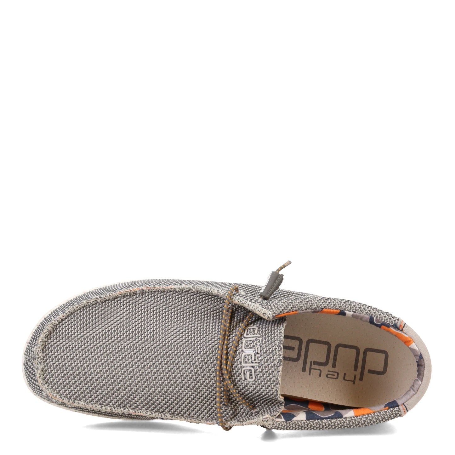 Peltz Shoes Men's Hey Dude Wally Sox Slip-On ASPHALT 110352167