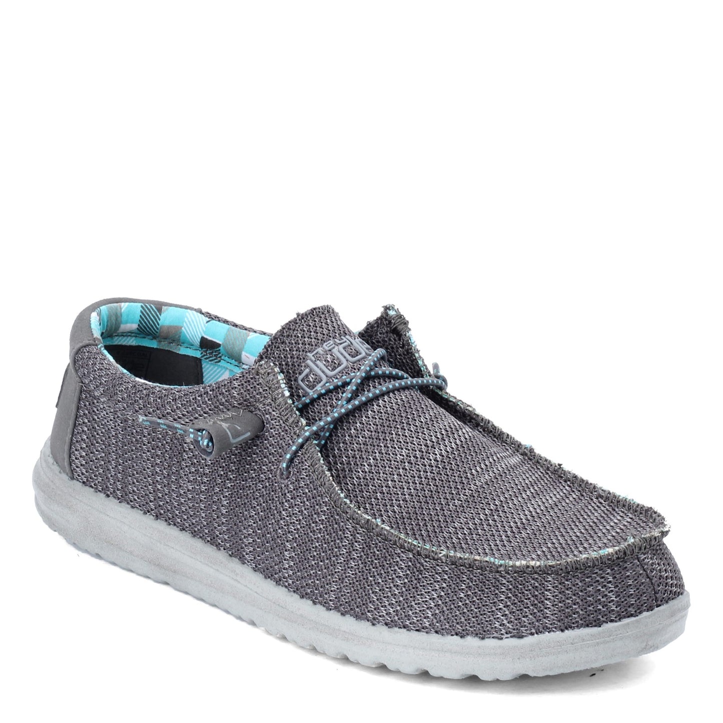 Peltz Shoes Men's Hey Dude Wally Sox CHARCOAL 110354000