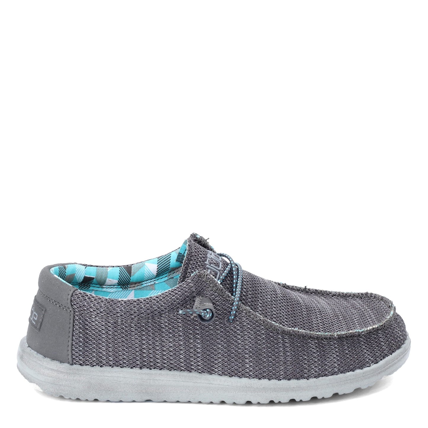 Peltz Shoes Men's Hey Dude Wally Sox CHARCOAL 110354000