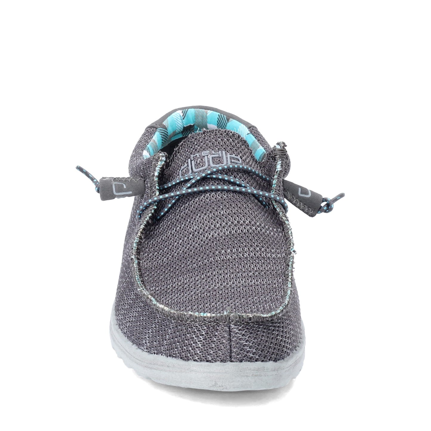 Peltz Shoes Men's Hey Dude Wally Sox CHARCOAL 110354000