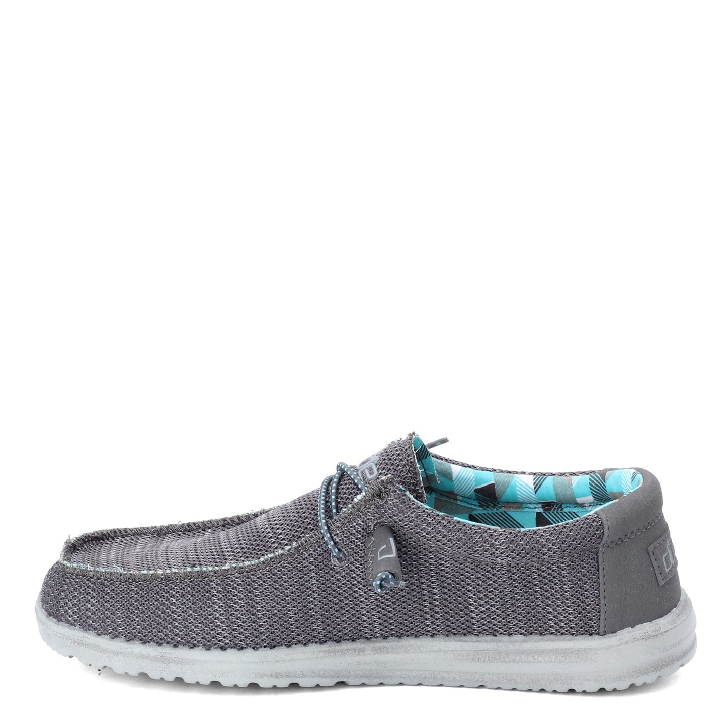 Peltz Shoes Men's Hey Dude Wally Sox CHARCOAL 110354000