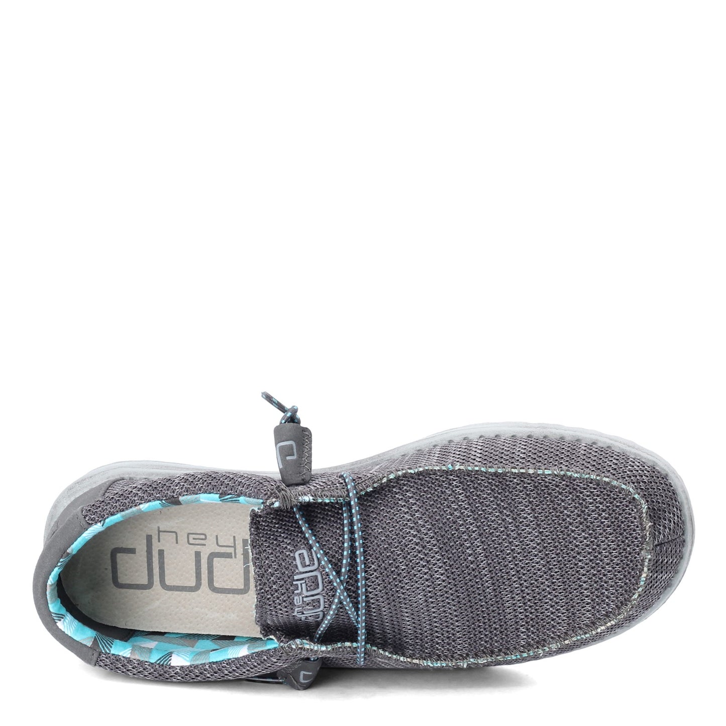 Peltz Shoes Men's Hey Dude Wally Sox CHARCOAL 110354000