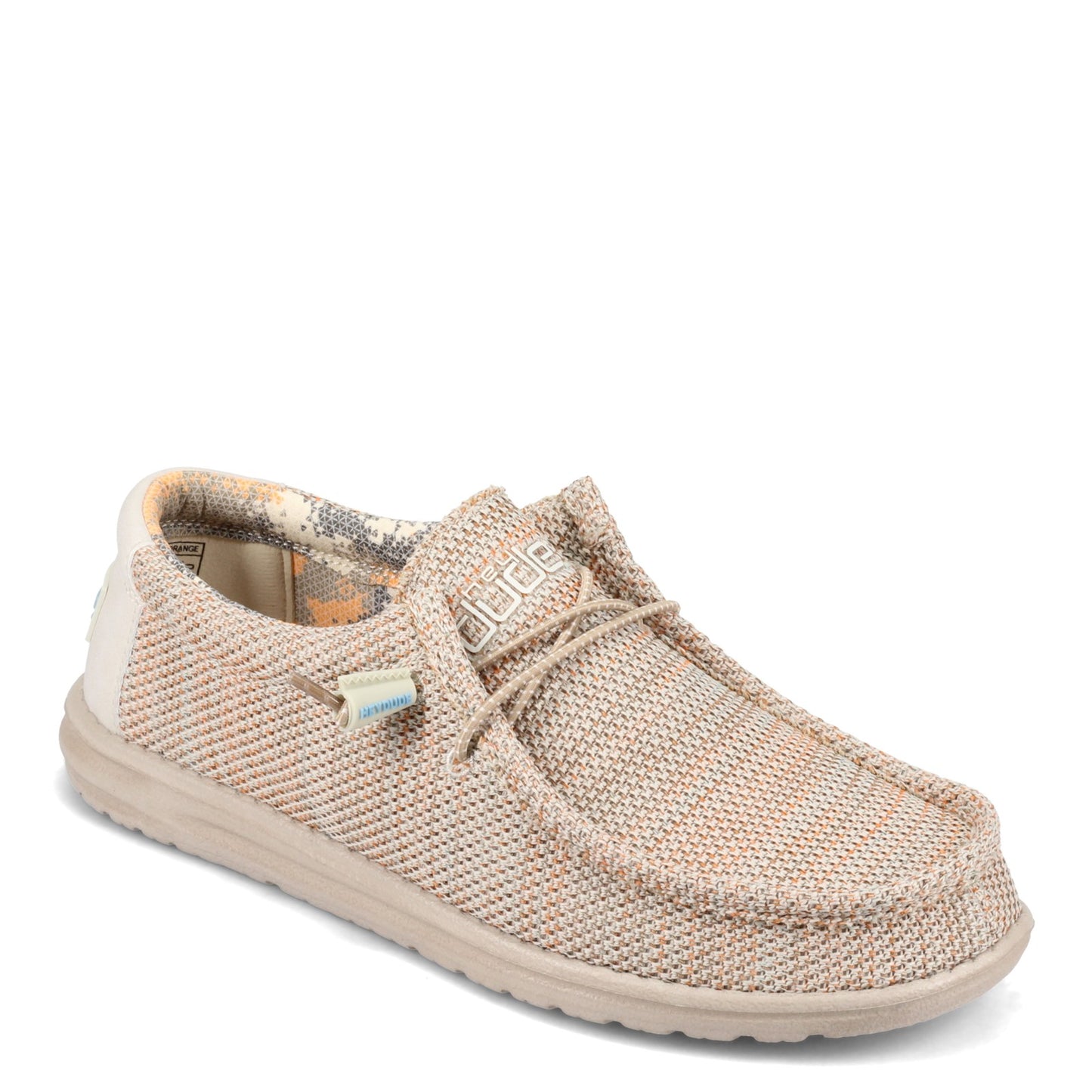 Peltz Shoes Men's Hey Dude Wally Sox Slip-On SAFARI 110359759