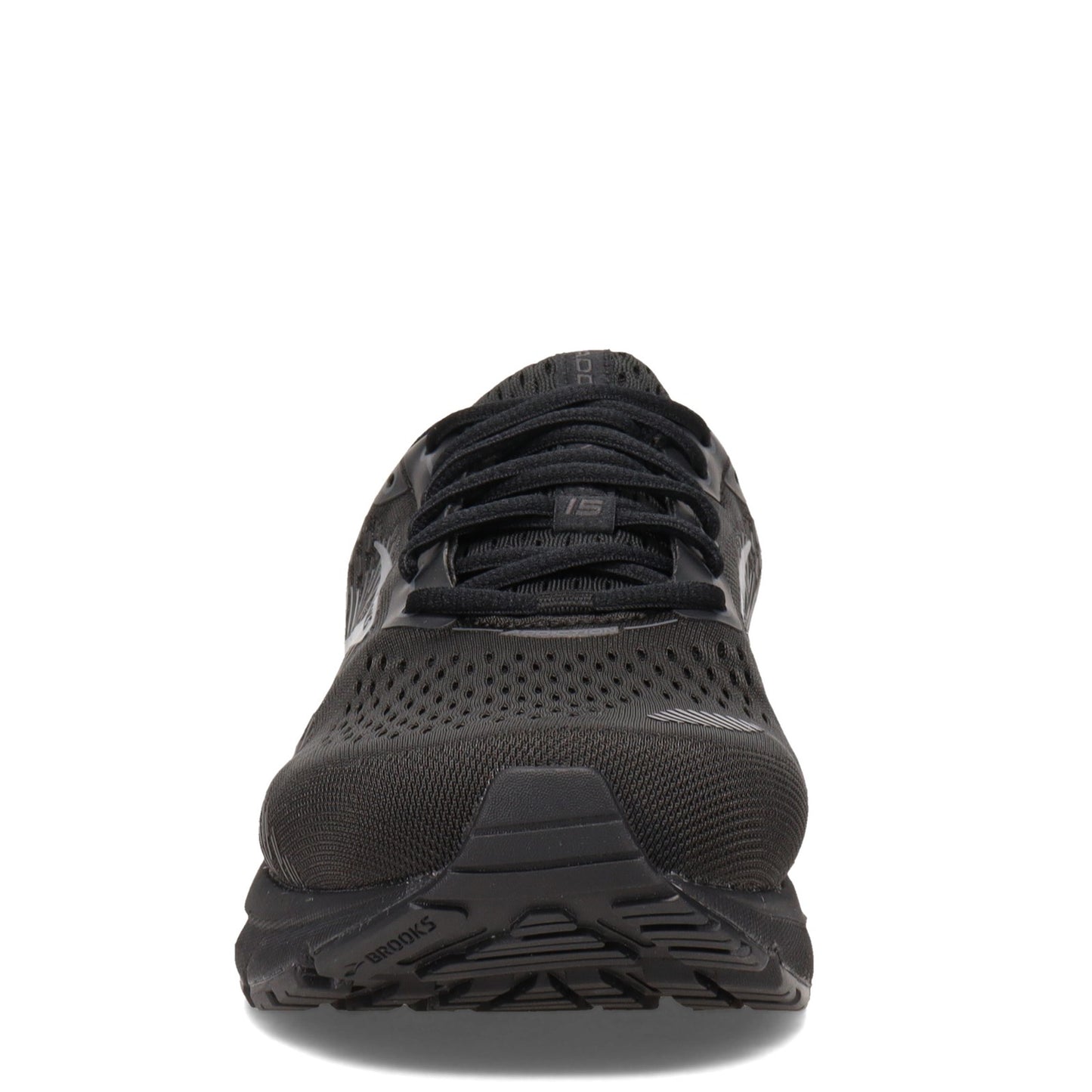 Peltz Shoes Men's Brooks Addiction GTS 15 Running Shoe - Wide Width Black/Ebony 110365 2E 020