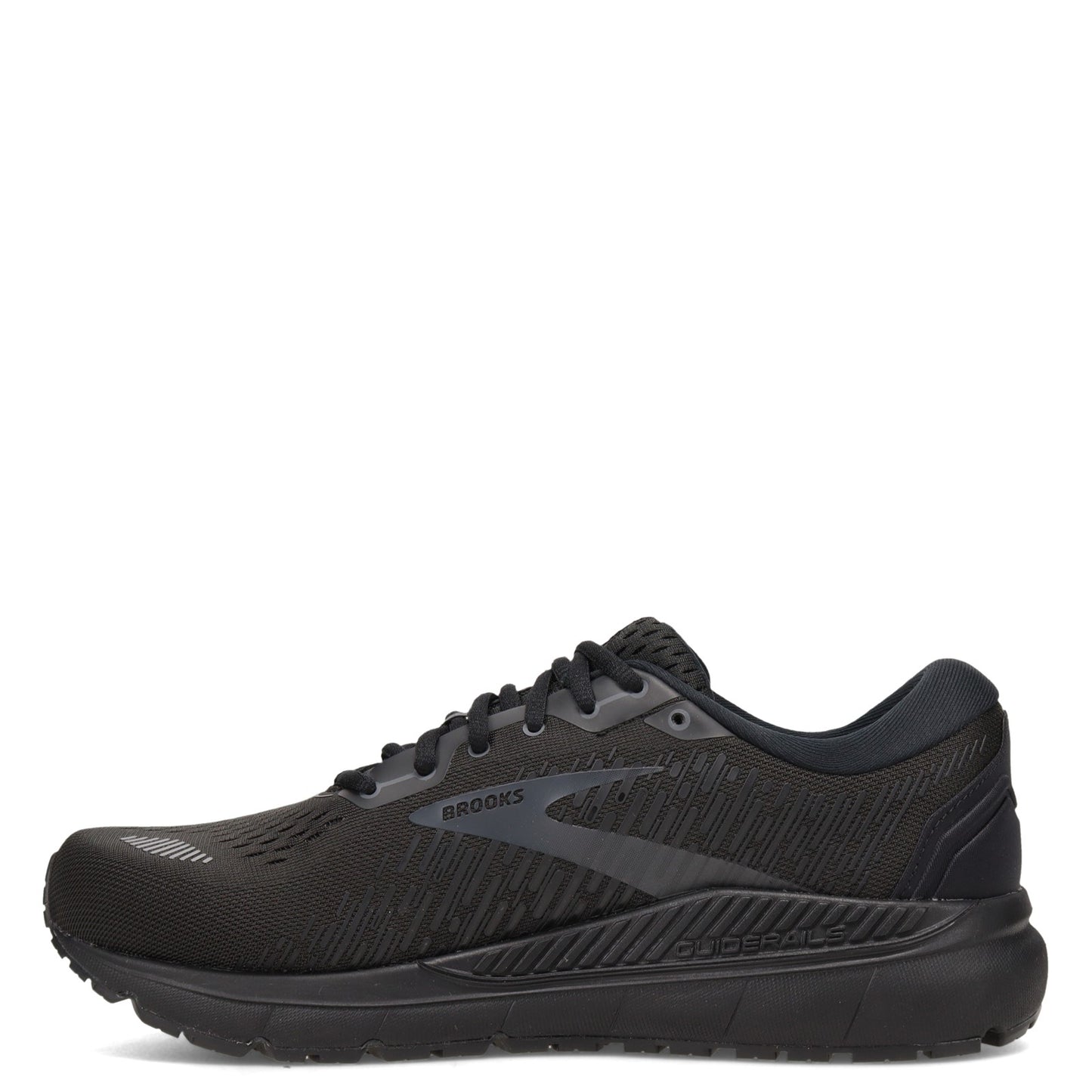 Peltz Shoes Men's Brooks Addiction GTS 15 Running Shoe - Wide Width Black/Ebony 110365 2E 020
