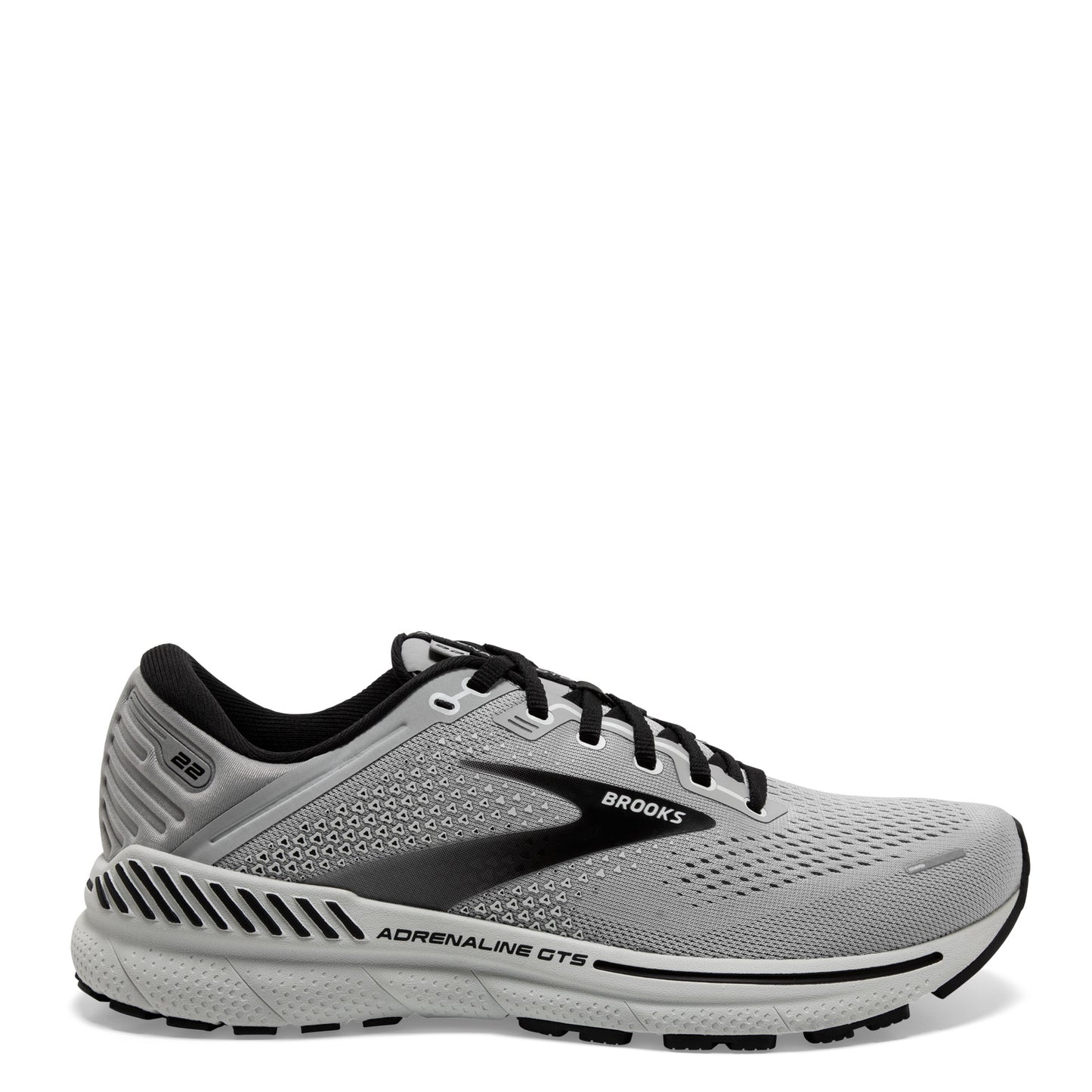 Peltz Shoes Men's Brooks Adrenaline GTS 22 Running Shoe Gray 110366 1D 012