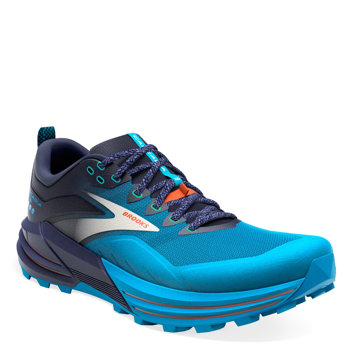 Peltz Shoes Men's Brooks Cascadia 16 Trail Running Shoe Peacoat 110376 1D 490