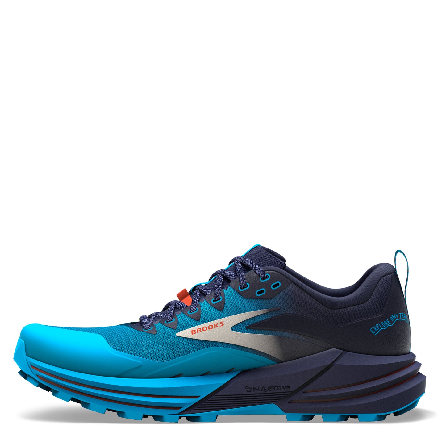 Peltz Shoes Men's Brooks Cascadia 16 Trail Running Shoe Peacoat 110376 1D 490