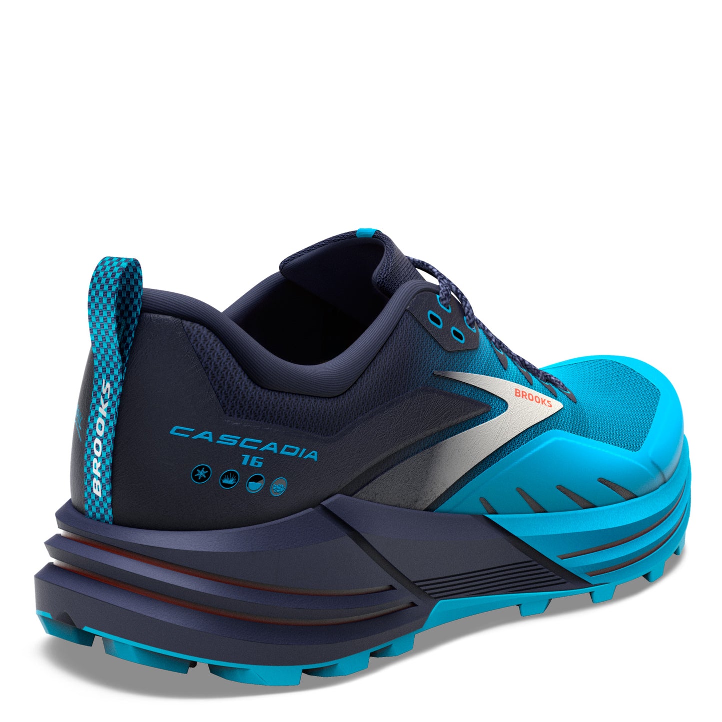 Peltz Shoes Men's Brooks Cascadia 16 Trail Running Shoe Peacoat 110376 1D 490