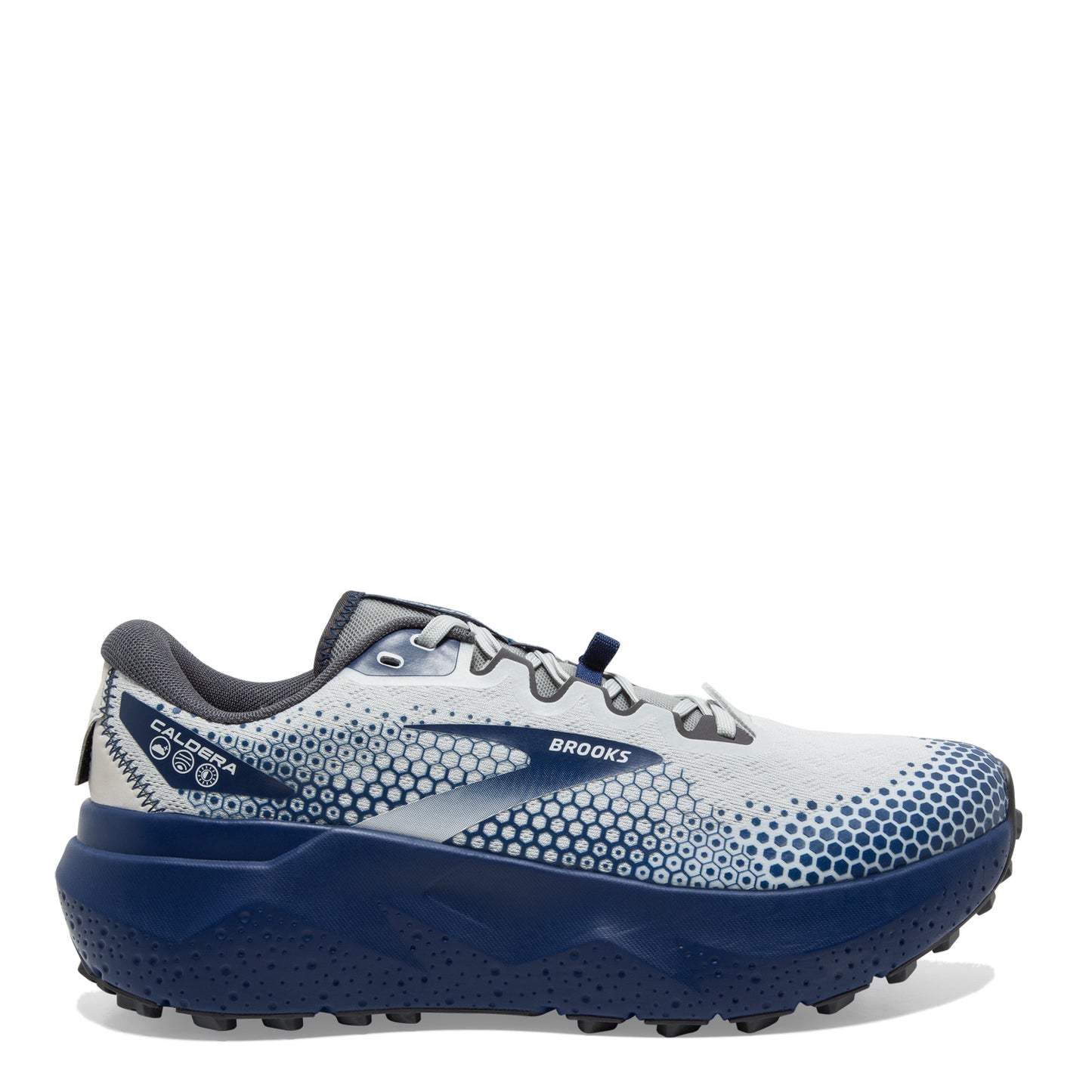 Peltz Shoes Men's Brooks Caldera 6 Trail Running Shoe Grey/Blue 110379 1D 071