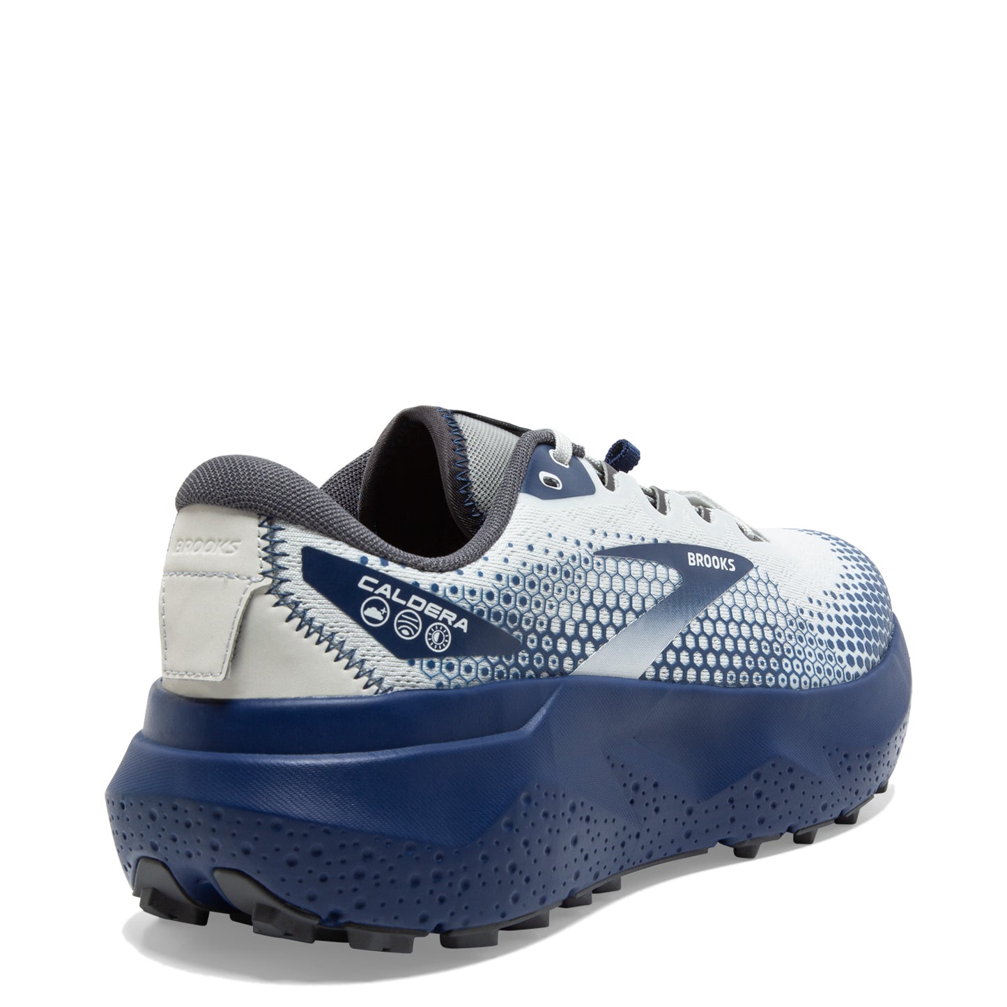 Peltz Shoes Men's Brooks Caldera 6 Trail Running Shoe Grey/Blue 110379 1D 071