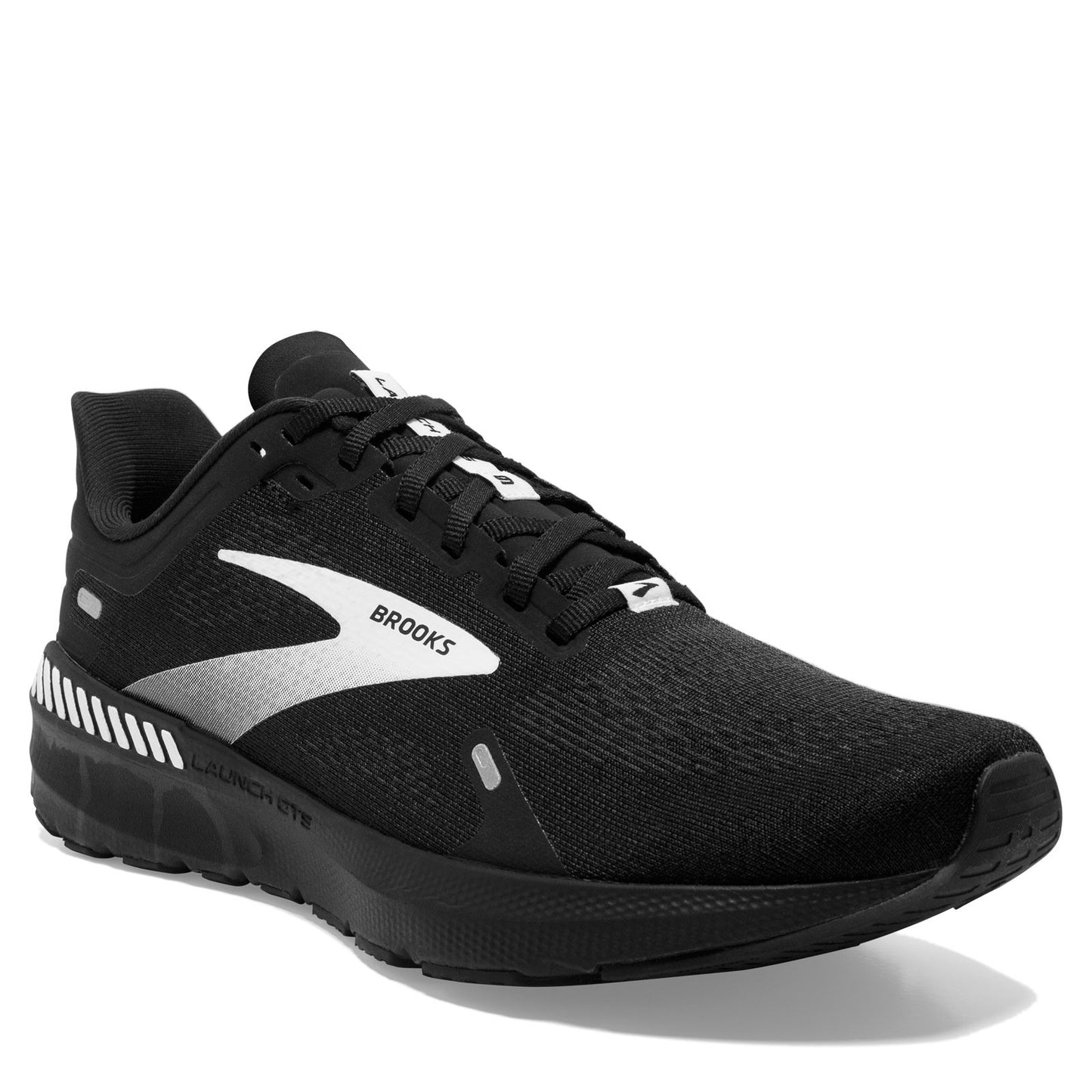 Peltz Shoes Men's Brooks Launch GTS 9 Running Shoe Black 110387 1D 048