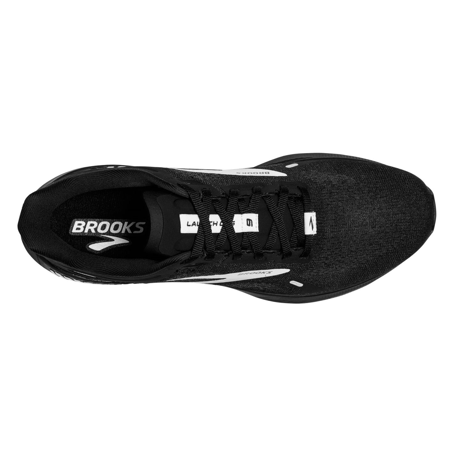 Peltz Shoes Men's Brooks Launch GTS 9 Running Shoe Black 110387 1D 048
