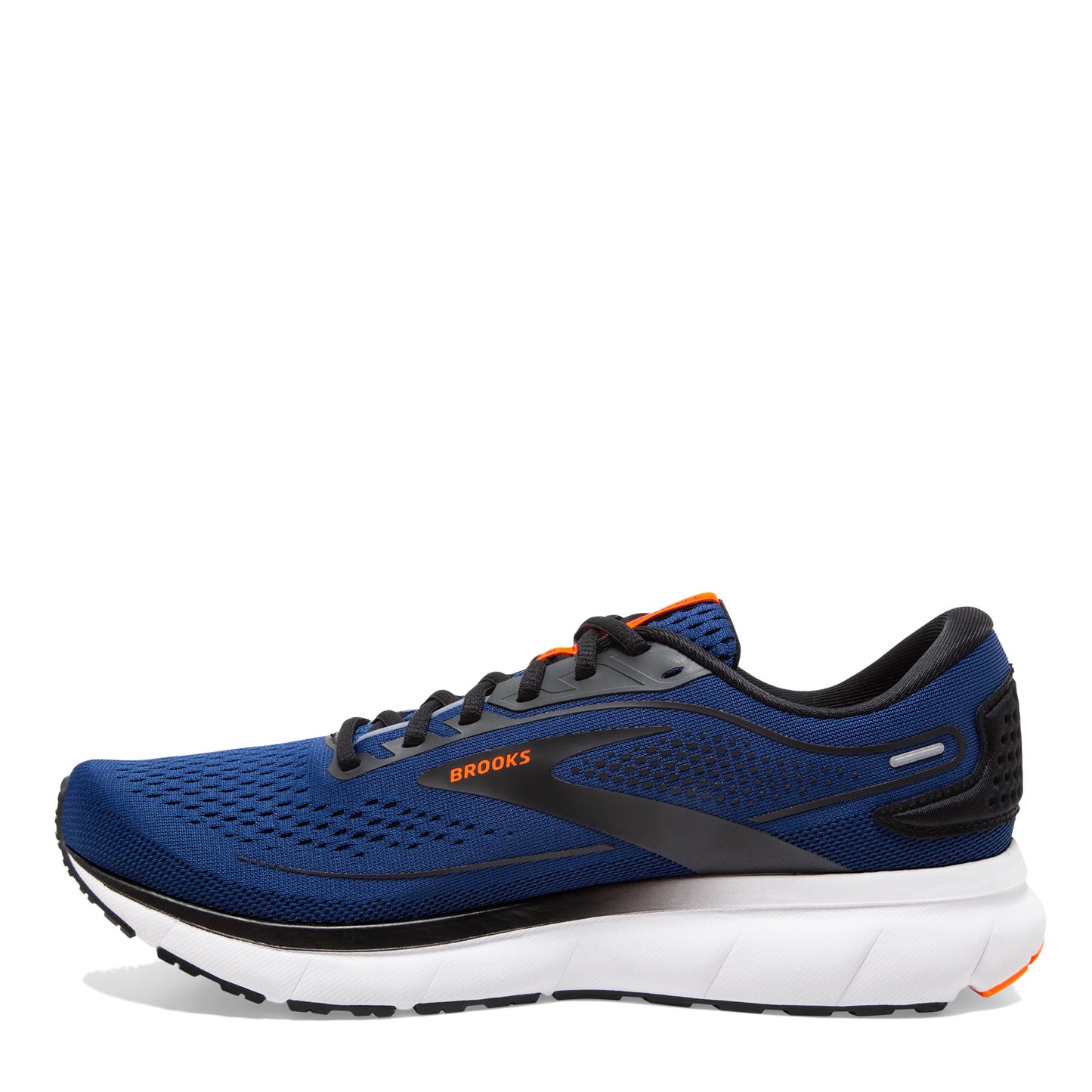 Peltz Shoes Men's BROOKSMen's Brooks Trace 2 Running Shoe Blue/Black/White 110388 1D 489