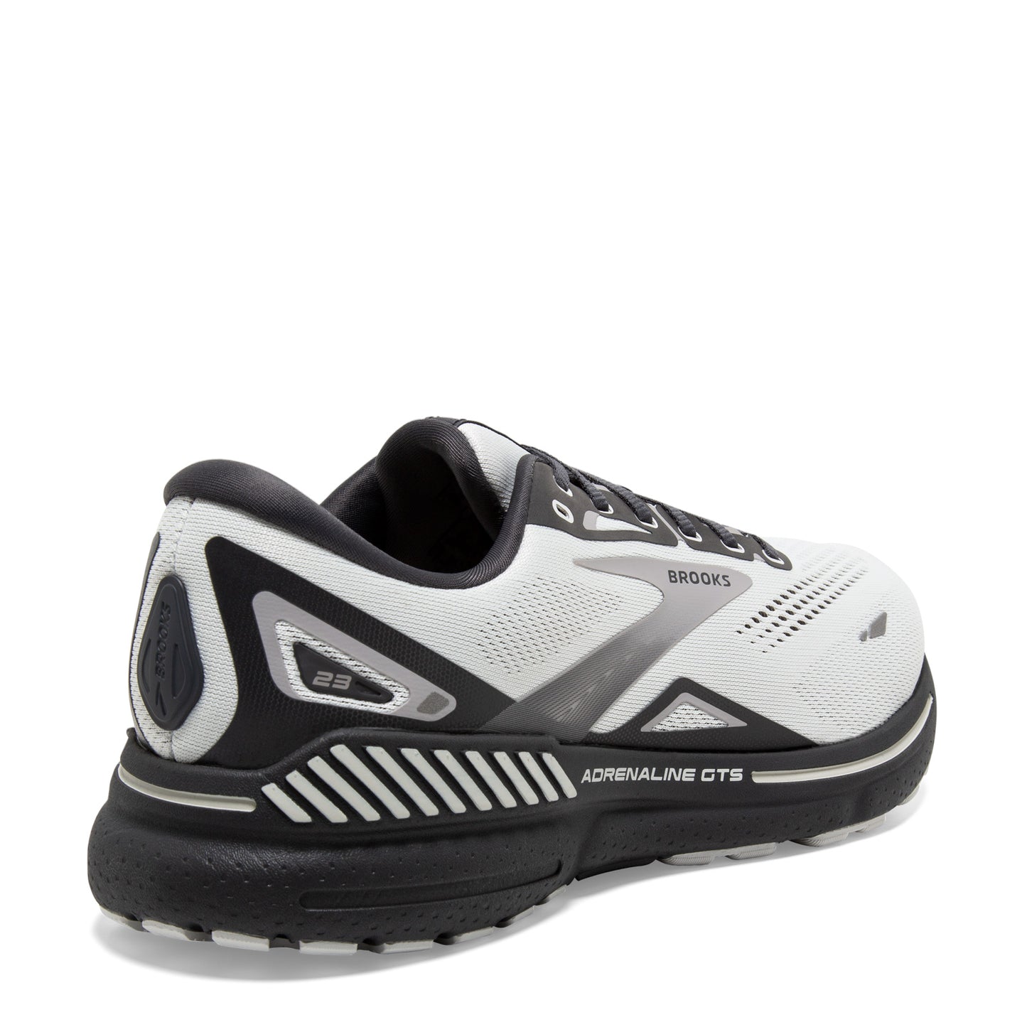 Peltz Shoes Men's Brooks Adrenaline GTS 23 Running Shoe - Extra Wide Width Oyster/Ebony/Alloy 110391 4E 065