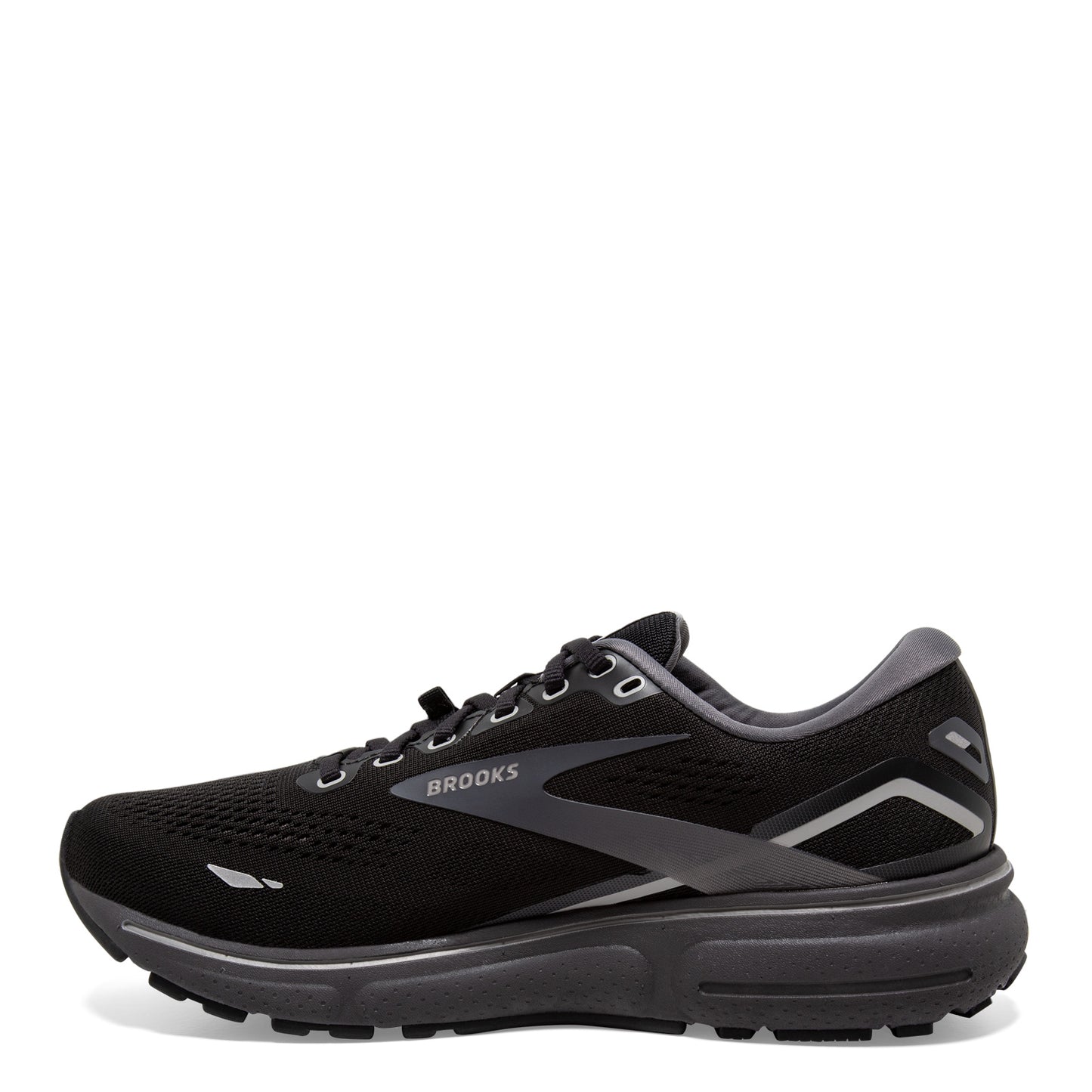 Peltz Shoes Men's Brooks Ghost 15 GTX Running Shoe Black/Grey 110394 1D 022