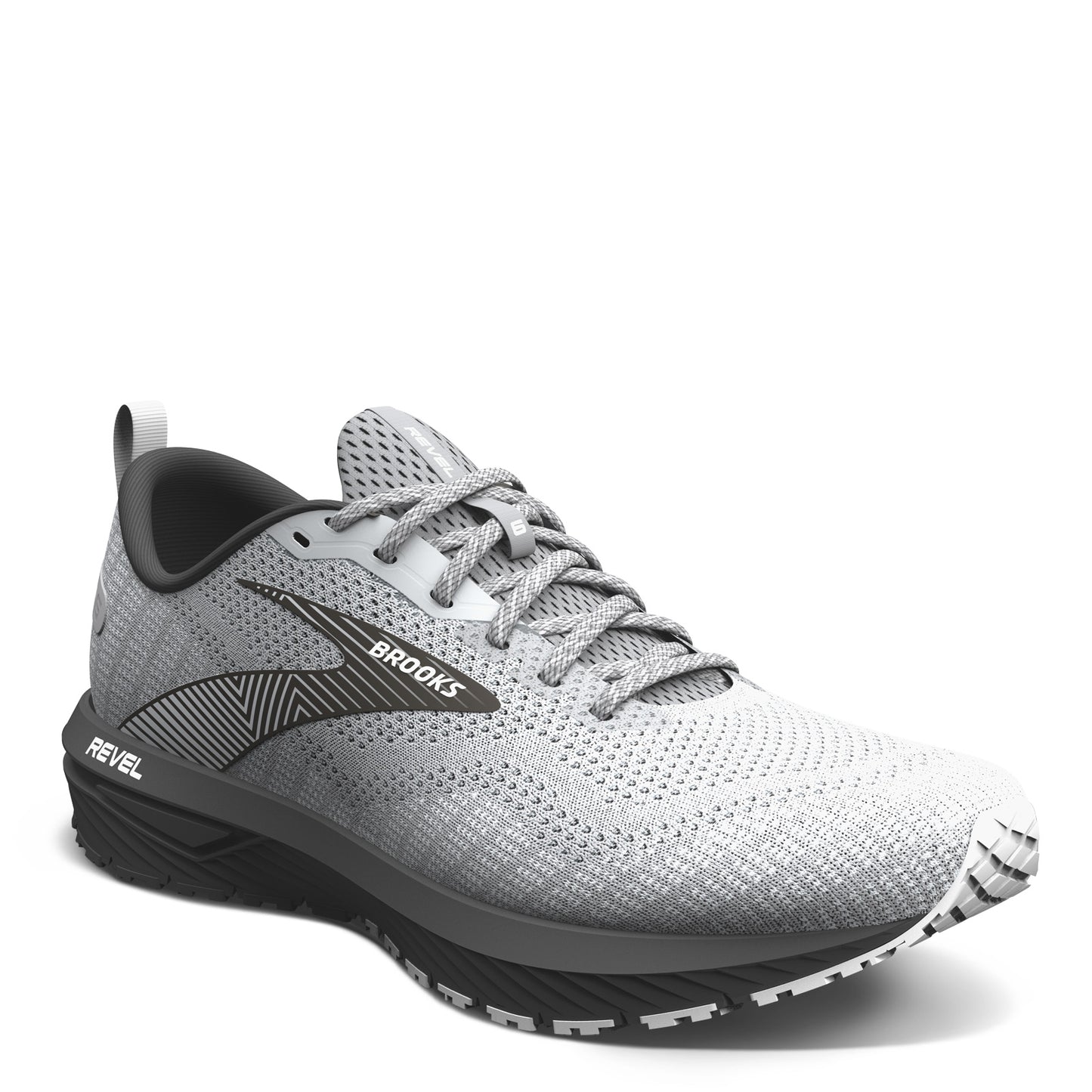 Peltz Shoes Men's BROOKSMen's Brooks Revel 6 Running Shoe Alloy/Grey/Oyster 110398 1D 089