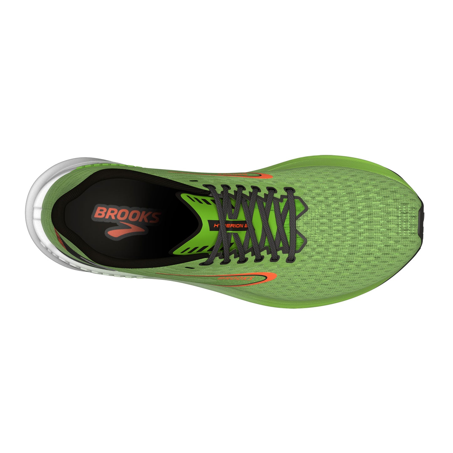 Peltz Shoes Men's Brooks Hyperion GTS Running Shoe Green/Red/White 110408 1D 308