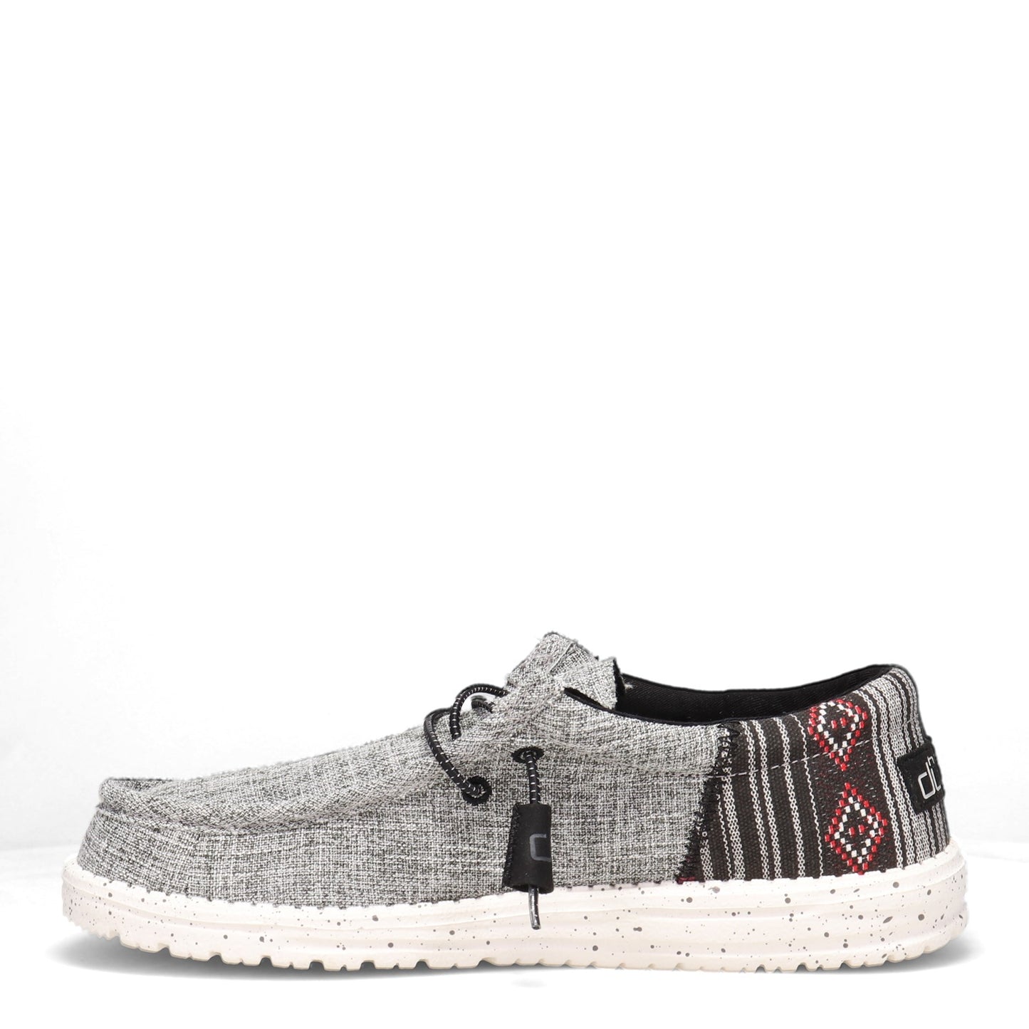 Peltz Shoes Men's Hey Dude Wally Funk Slip-On BLACK AZTEC 110414864