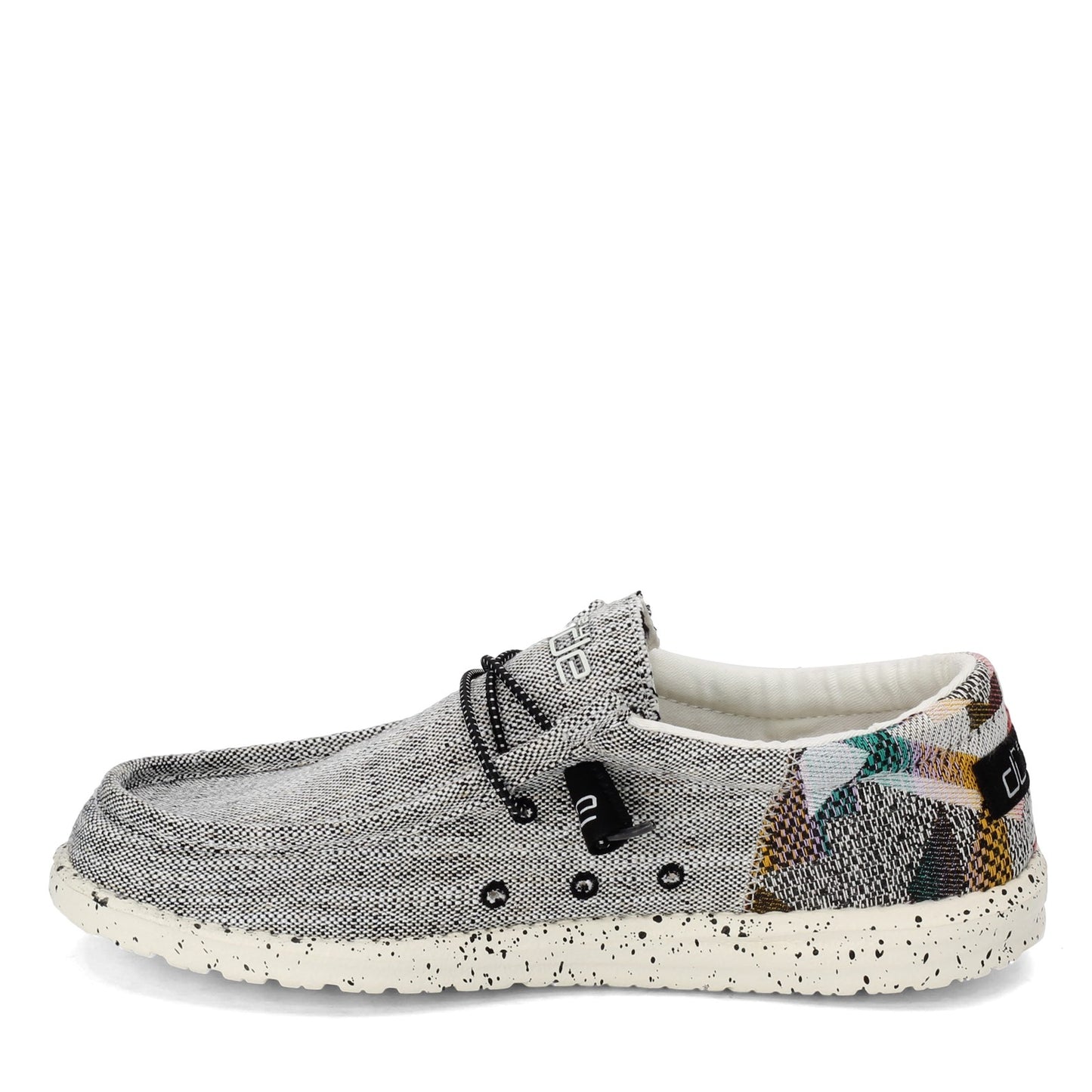 Peltz Shoes Men's Hey Dude Wally Woven Slip-On GREY MULTI 110417601