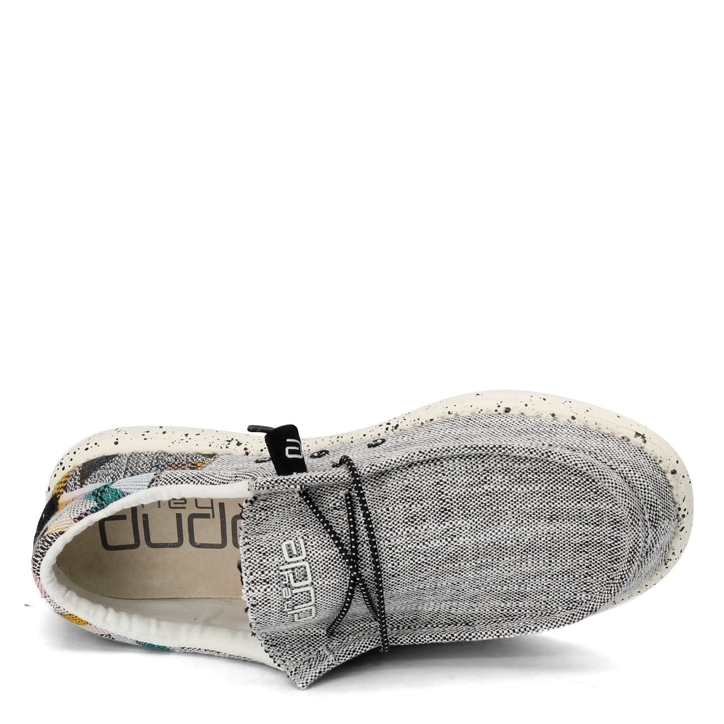 Peltz Shoes Men's Hey Dude Wally Woven Slip-On GREY MULTI 110417601