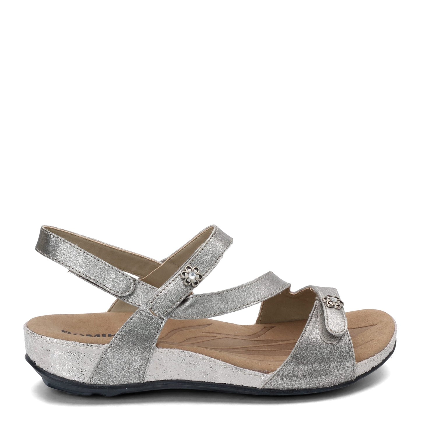 Peltz Shoes Women's Romika Fidschi 54 Sandal PLATINUM 11054-49730