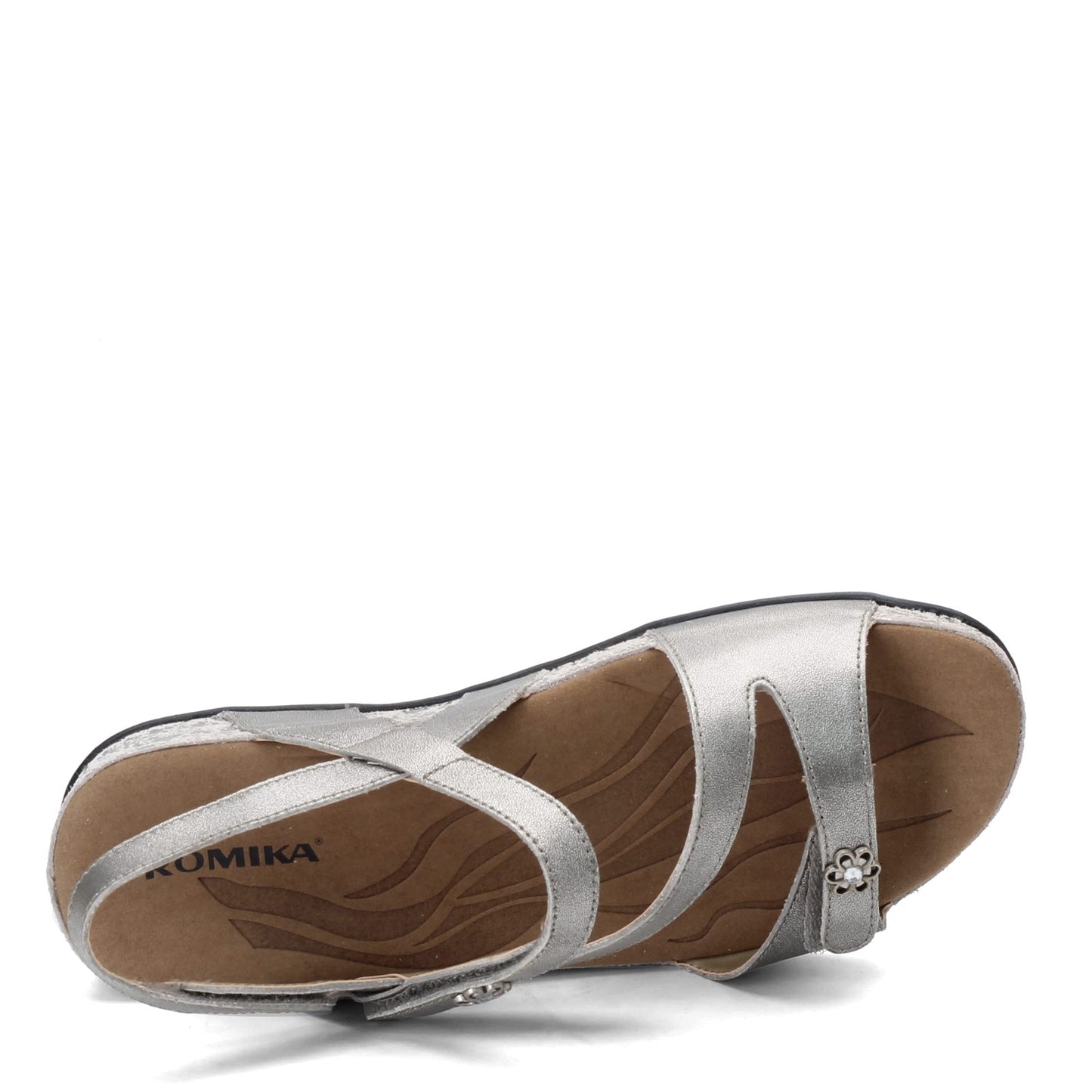 Peltz Shoes Women's Romika Fidschi 54 Sandal PLATINUM 11054-49730
