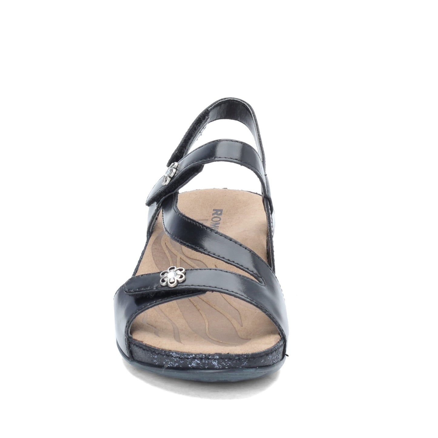 Peltz Shoes Women's Romika Fidschi 54 Sandal BLACK 11054-96100