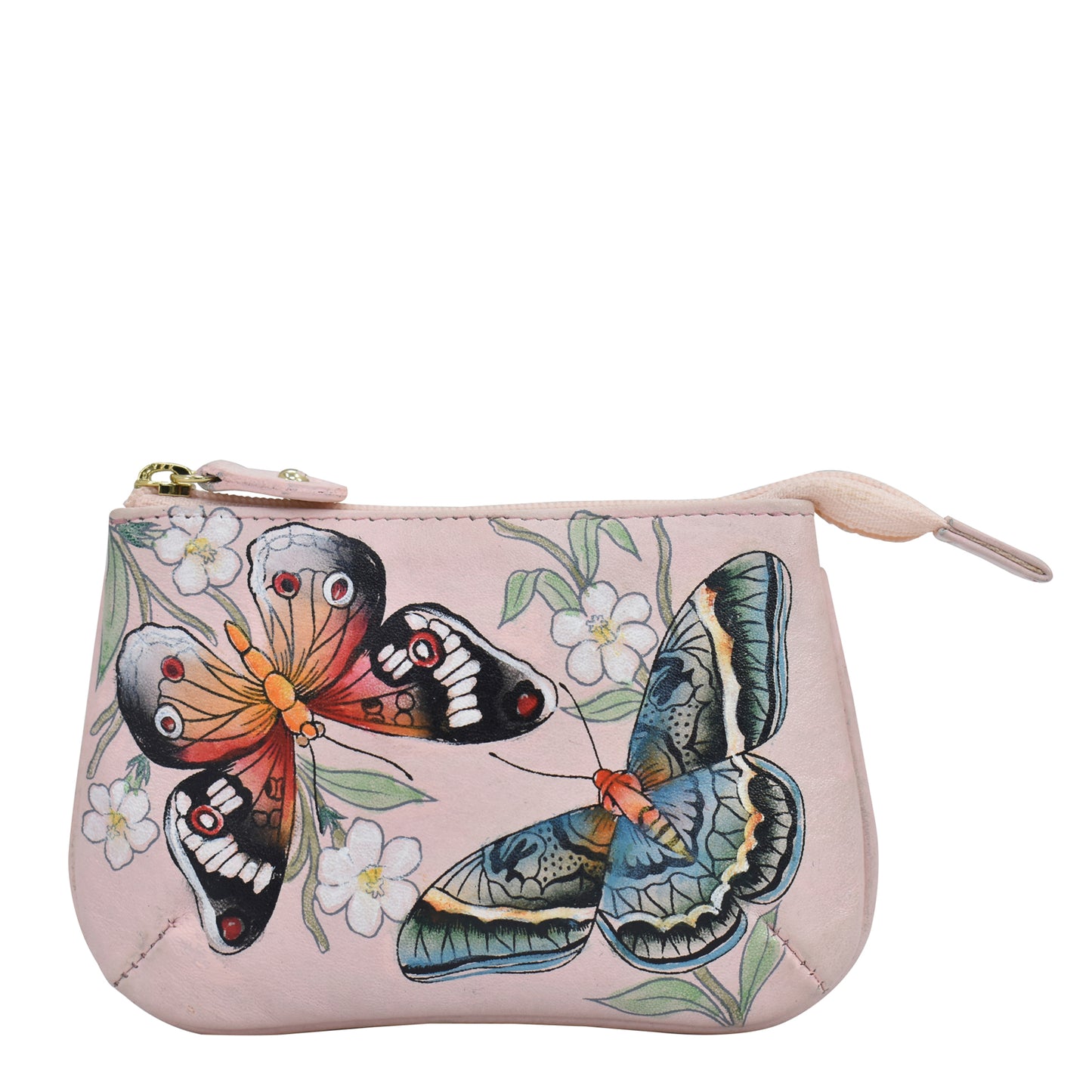 Peltz Shoes Women's Anuschka Medium Sized Coin Purse Butterfly Melody 1107-BML