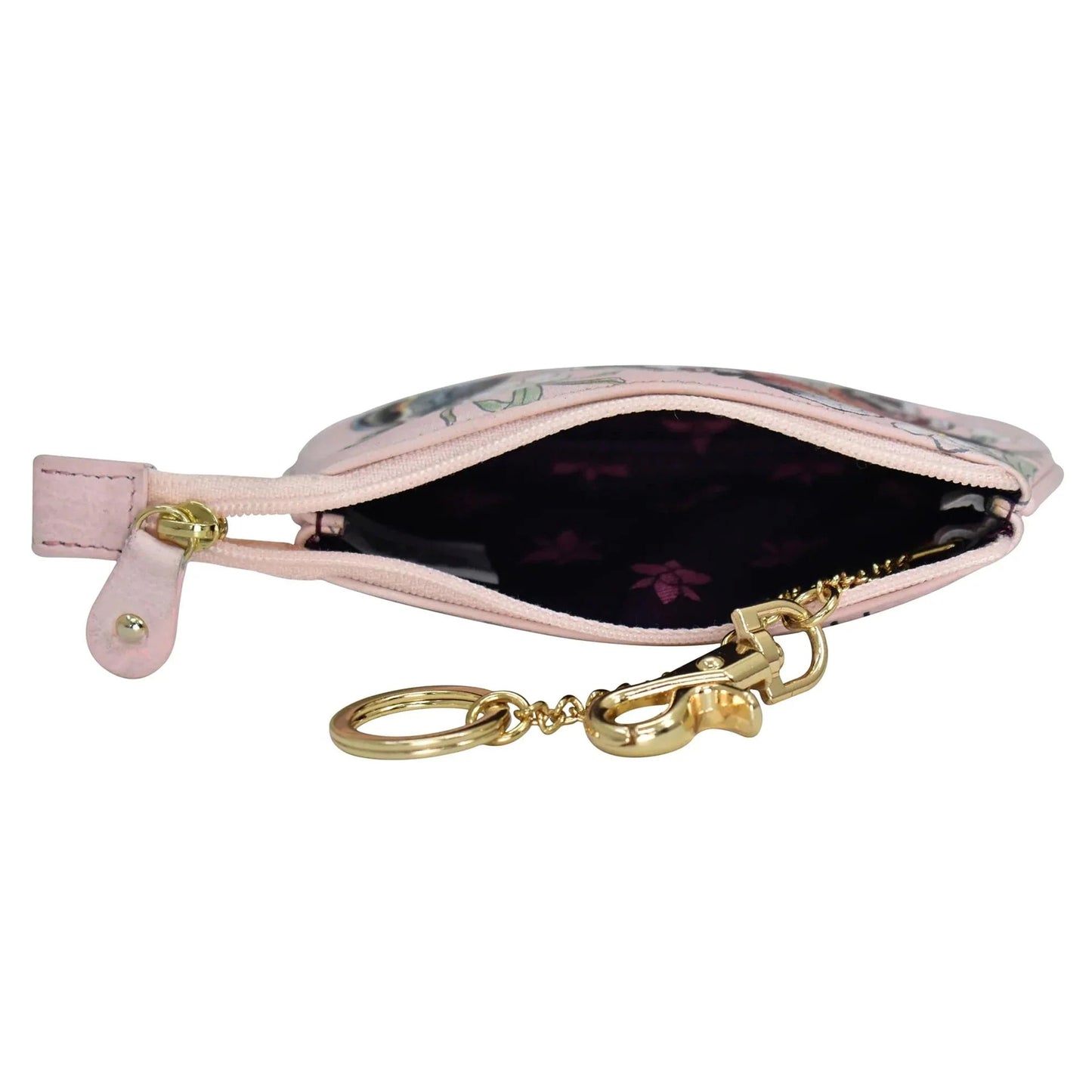 Peltz Shoes Women's Anuschka Medium Sized Coin Purse Butterfly Melody 1107-BML