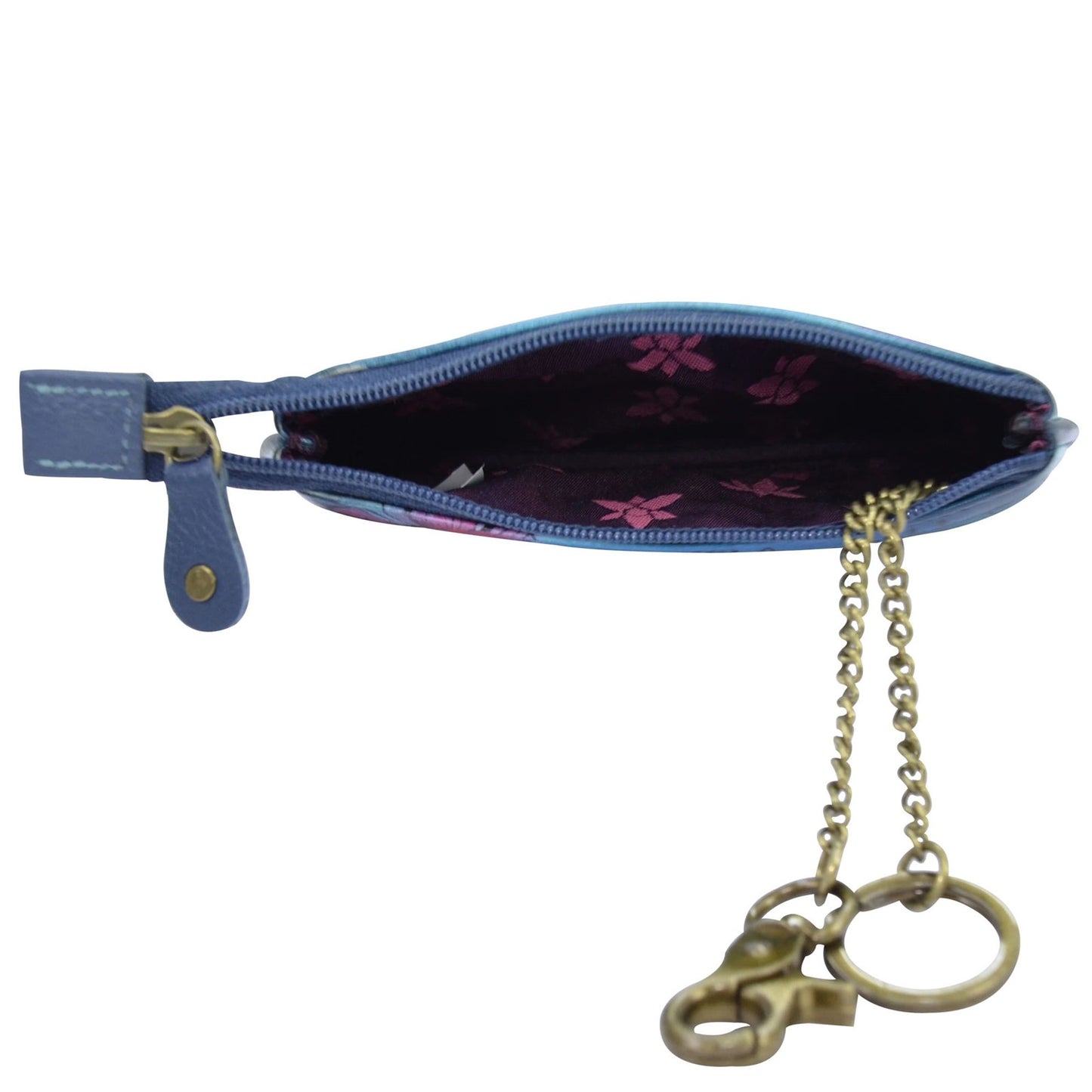Peltz Shoes Women's Anuschka Medium Sized Coin Purse Enchanted Garden 1107-ECG