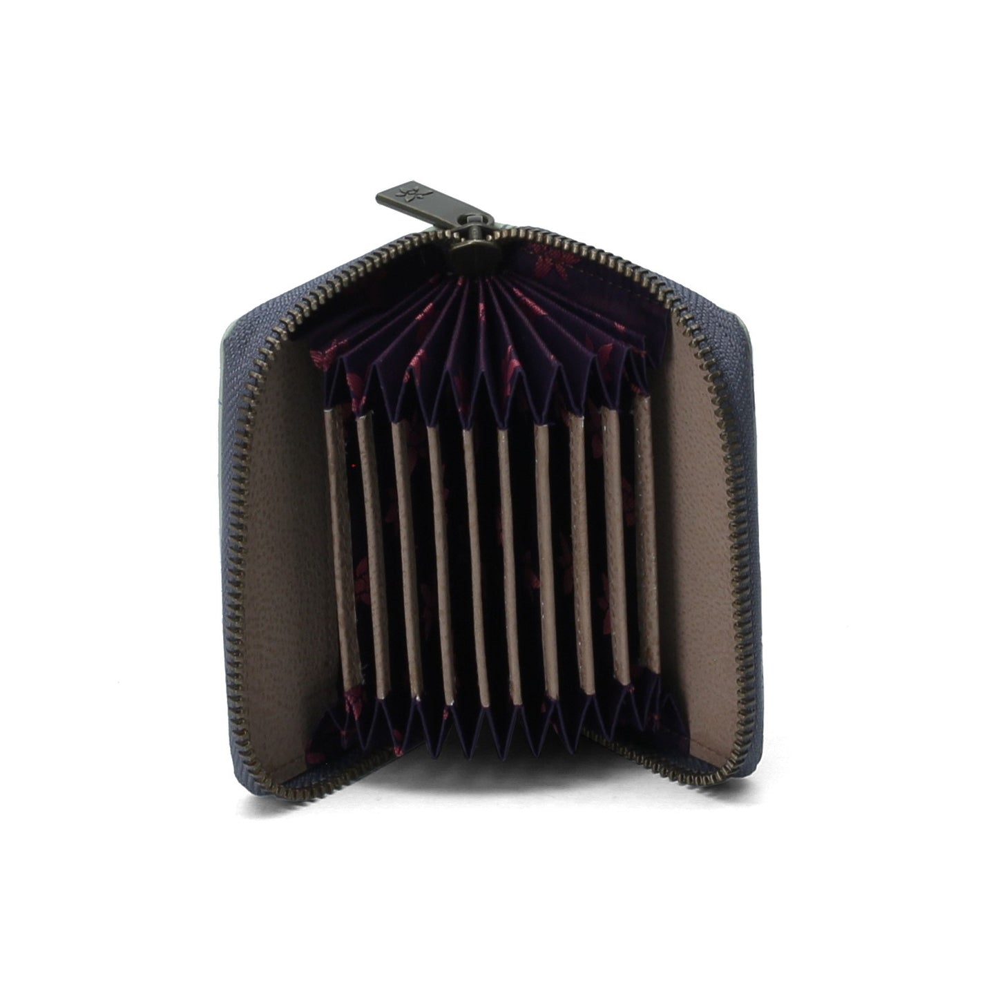 Peltz Shoes Anuschka Credit and Business Card Holder Wonderous Wings 1110-WWG