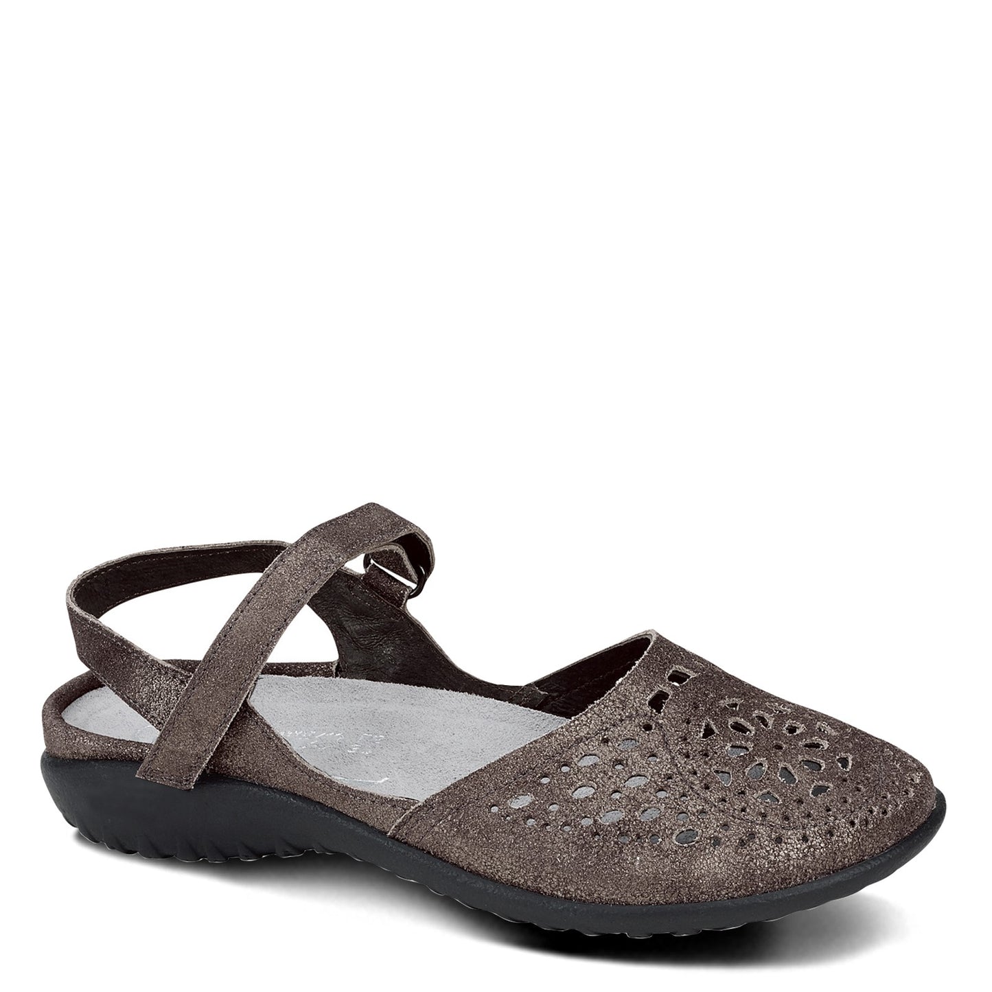Peltz Shoes Women's Naot Arataki Sandal GREY SHIMMER 11124-B77