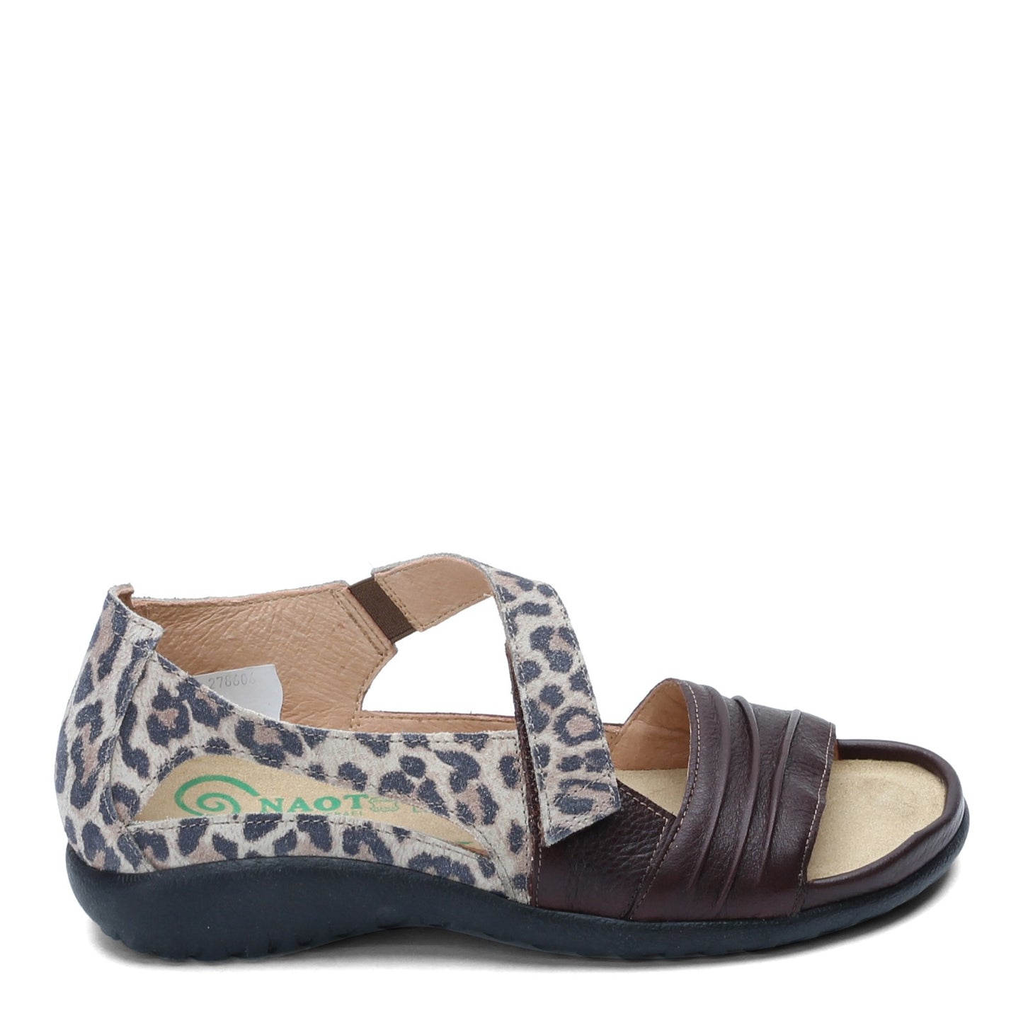 Peltz Shoes Women's Naot Papaki Sandal BROWN CHEETAH 11125-SIL
