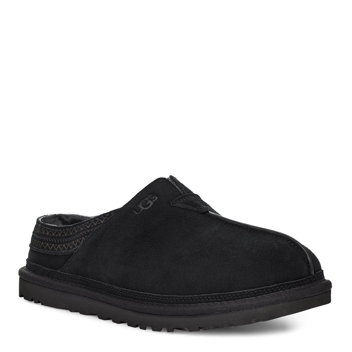 Peltz Shoes Men's Ugg Neuman Slipper Black 1113631-BLK