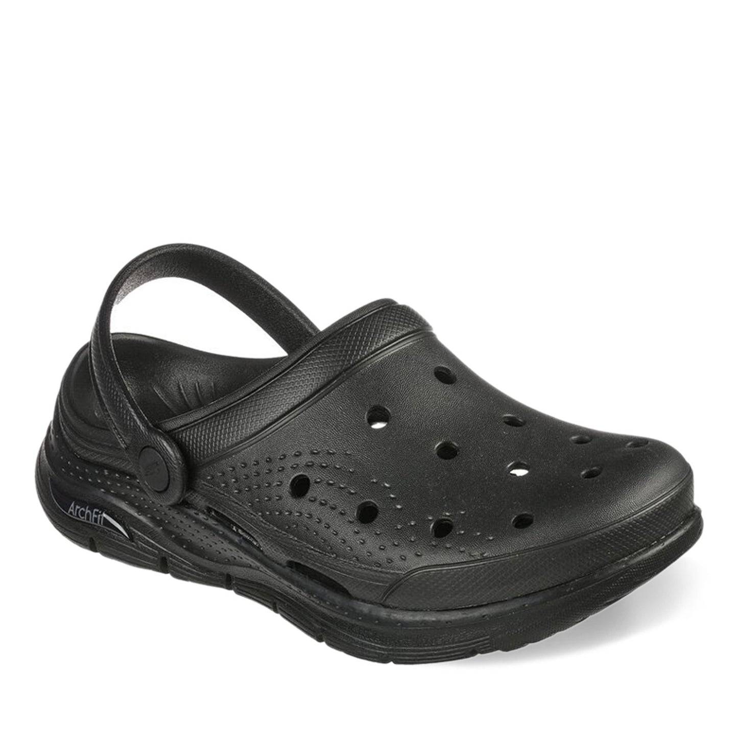 Peltz Shoes Women's Skechers Foamies: Arch Fit - It's A Fit Clog Black 111385-BBK