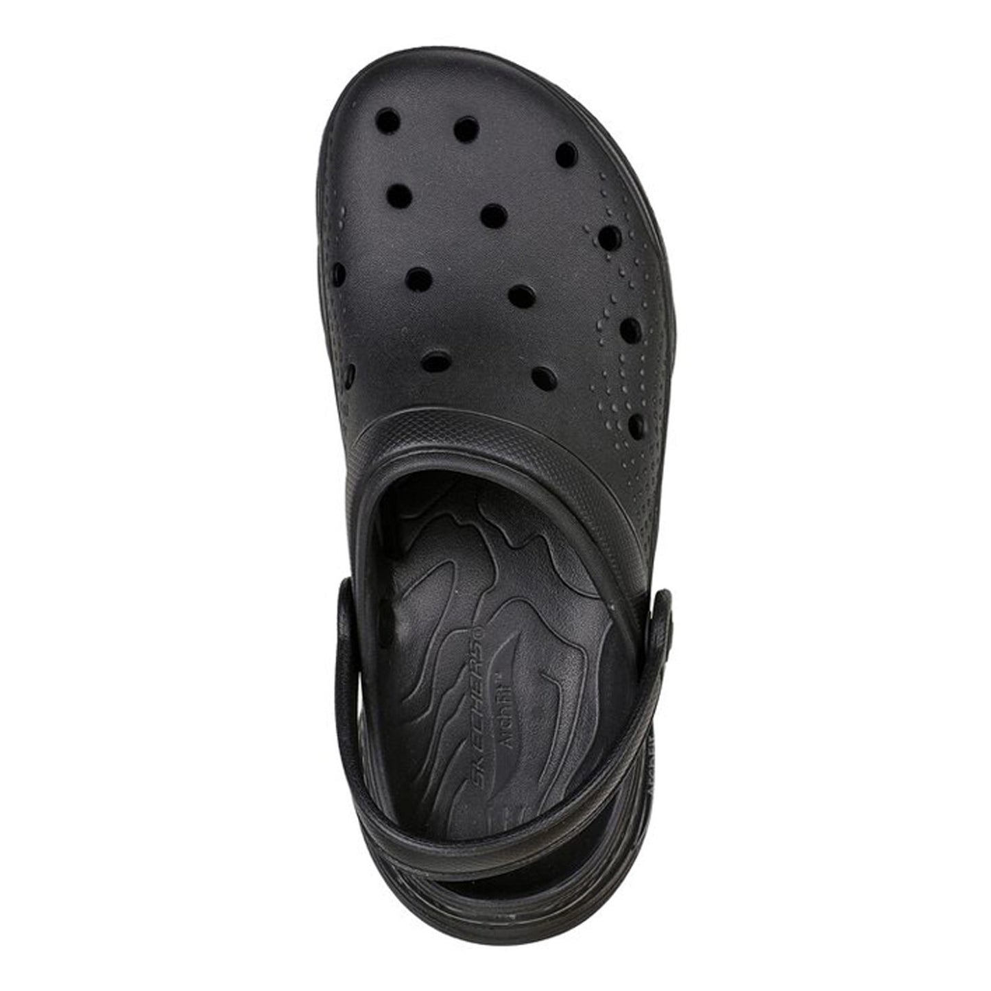 Peltz Shoes Women's Skechers Foamies: Arch Fit - It's A Fit Clog Black 111385-BBK