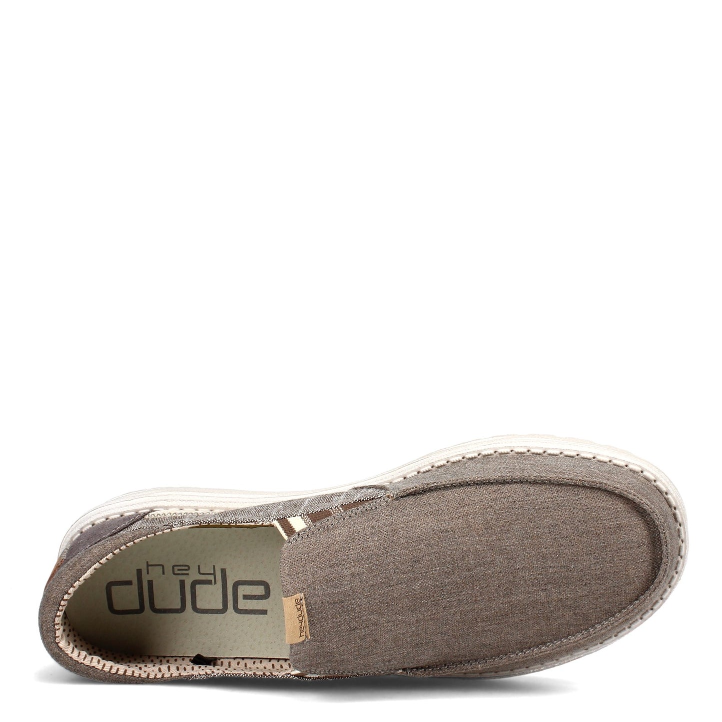 Peltz Shoes Men's Hey Dude Thad Sox Slip-On WALNUT 111911621