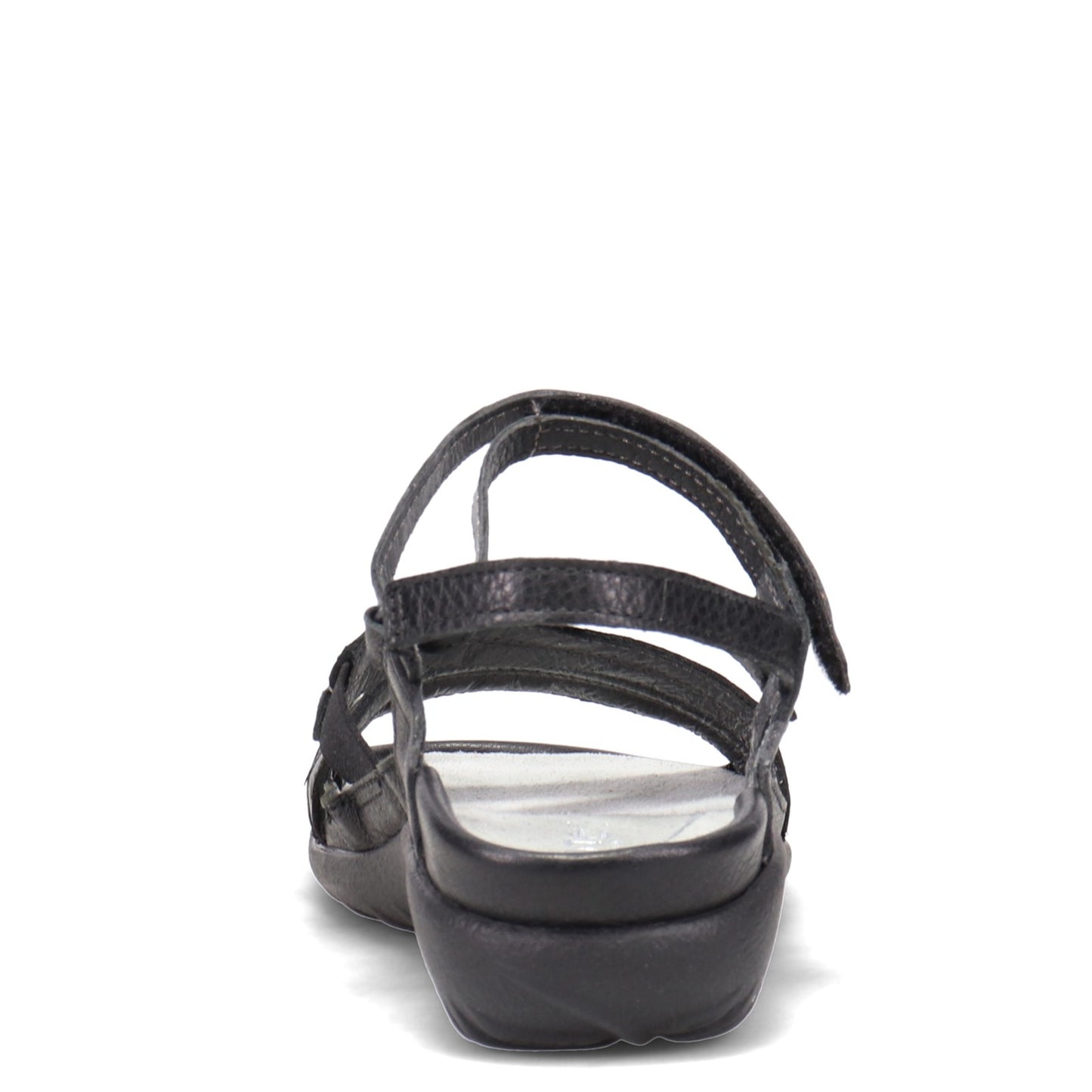 Peltz Shoes Women's Naot Toi Sandal Soft Black/Metallic 11200-NRD