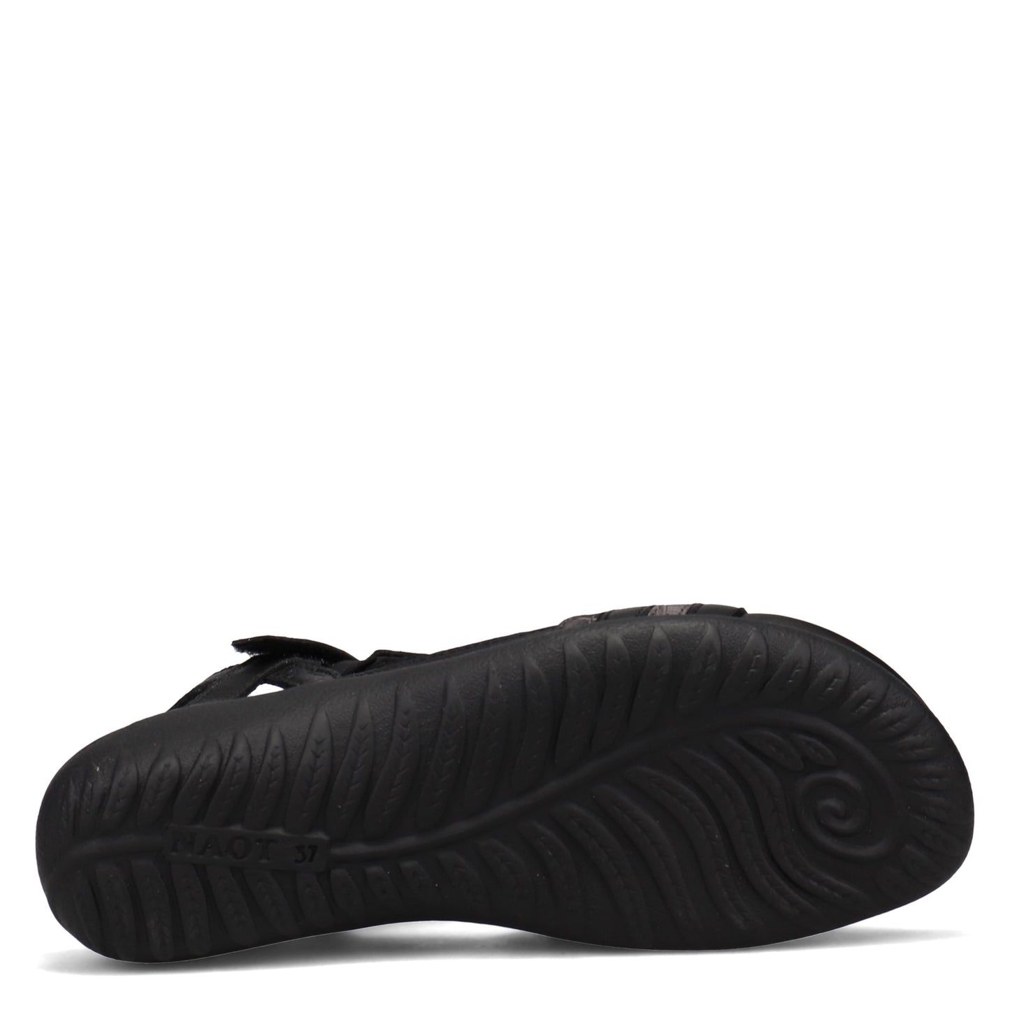 Peltz Shoes Women's Naot Toi Sandal Soft Black/Metallic 11200-NRD