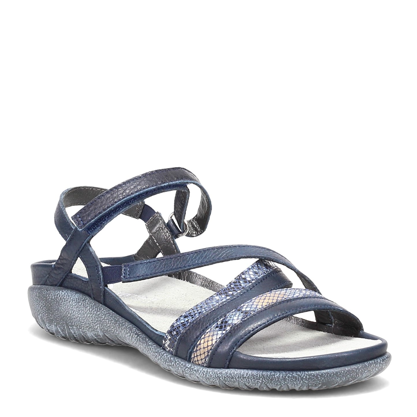 Peltz Shoes Women's Naot Toi Sandal BLUE MULTI 11200-PEN
